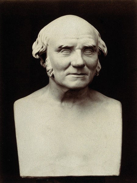 William Clift. Photograph after a bust. Wellcome V0028673
