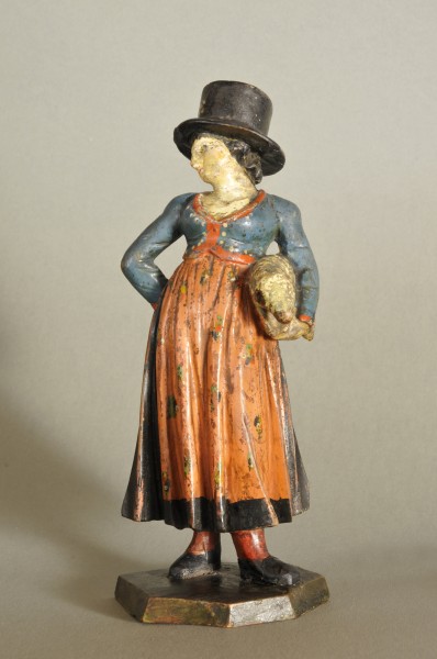 Woman with sheep Gröden