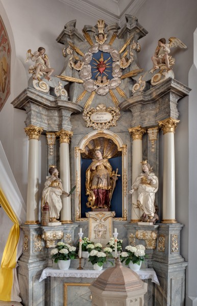 Zentbechhofen church altar 17RM0903hdr