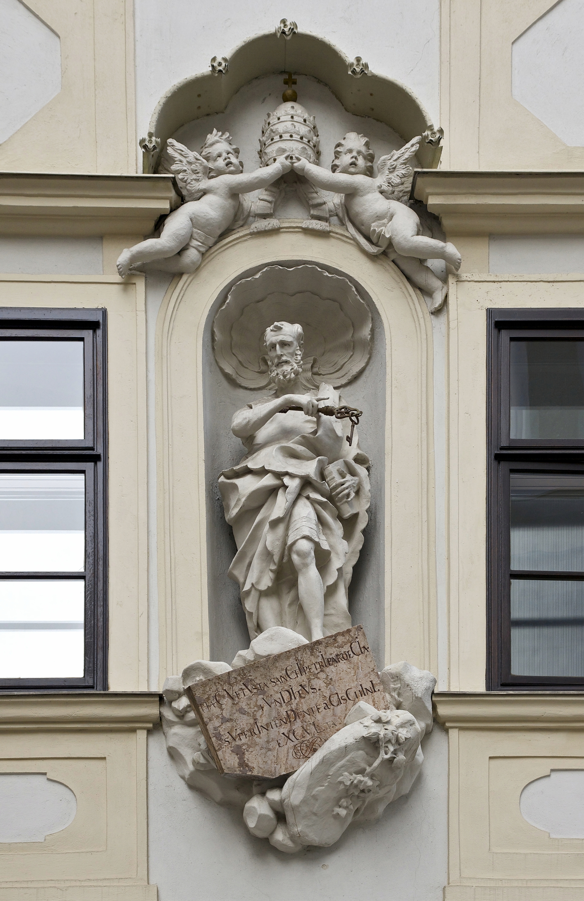 Saint Peter statue Vienna Austria