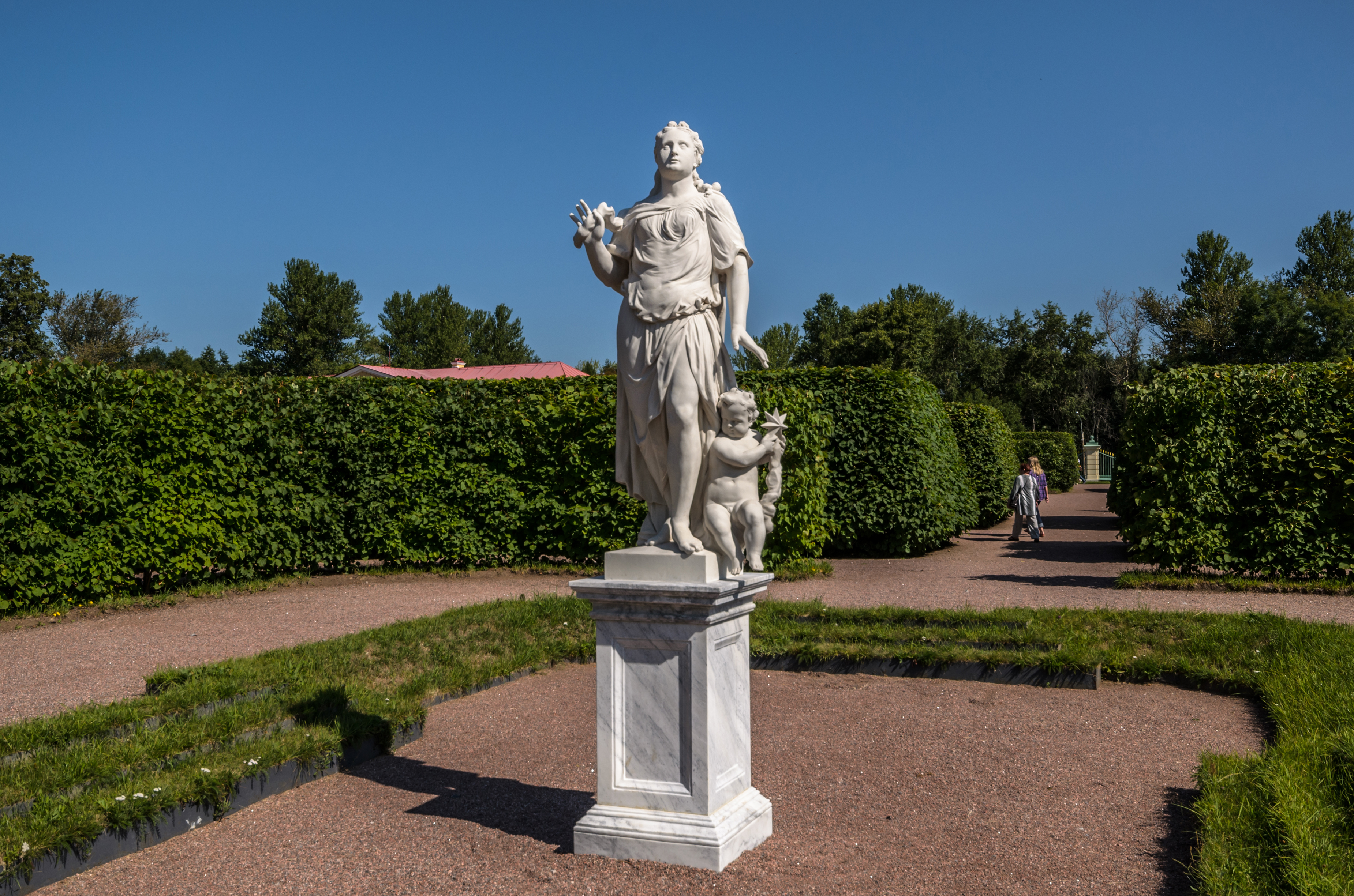 Sculpture Air in Lower Garden of Oranienbaum