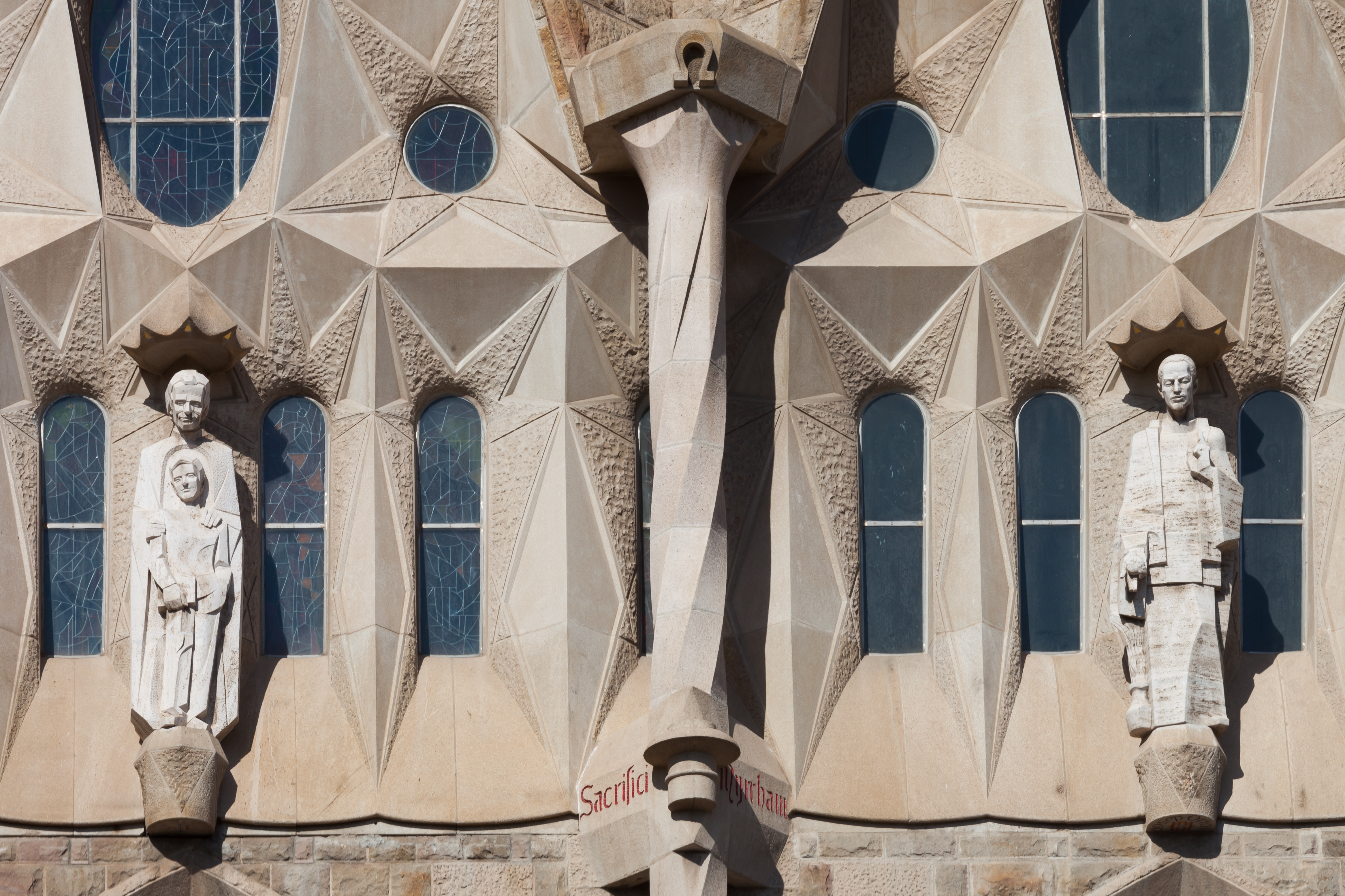Simetría na Sagrada Familia. Barcelona B30