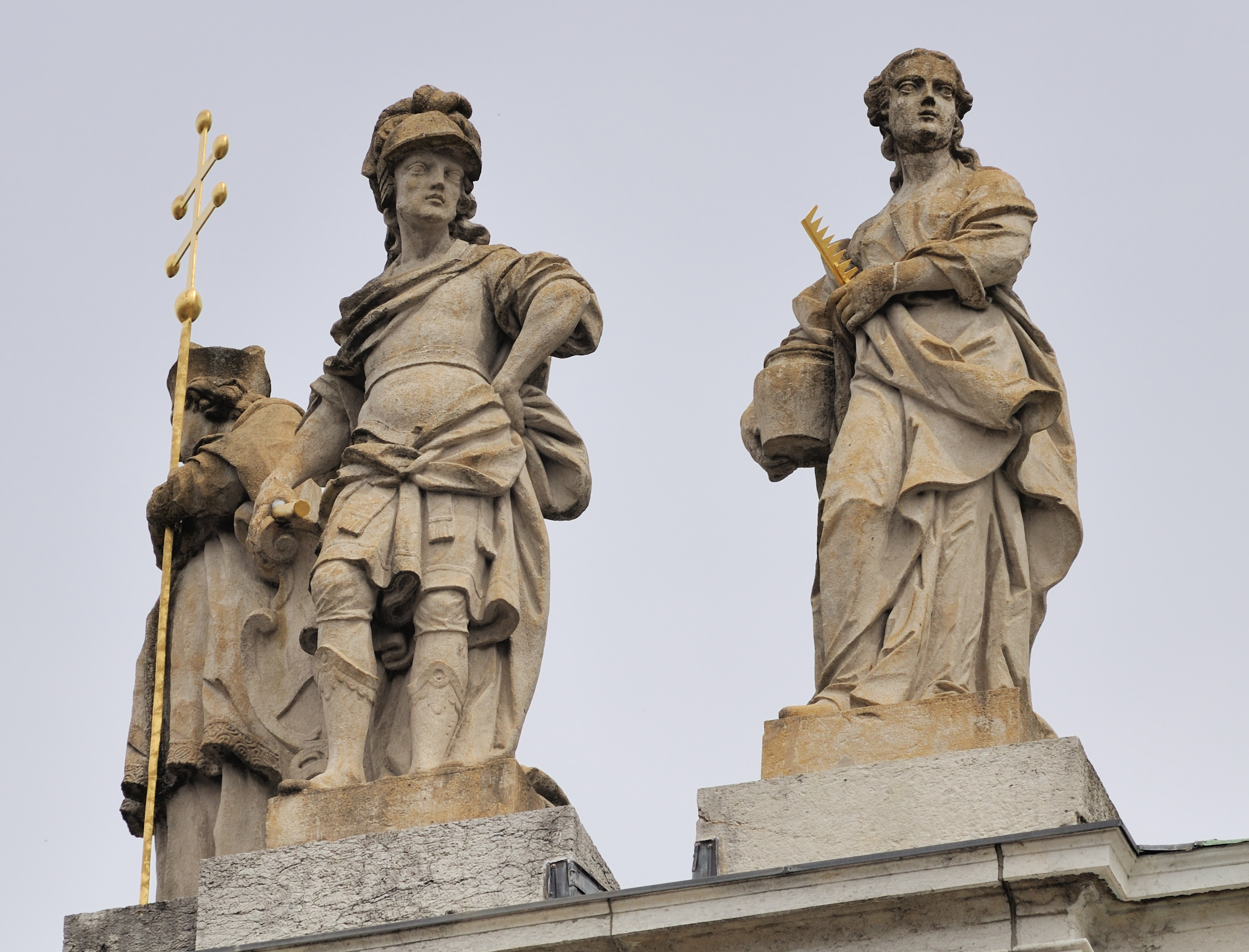 Solothurn - St. Ursen - Statuen - Westfassade