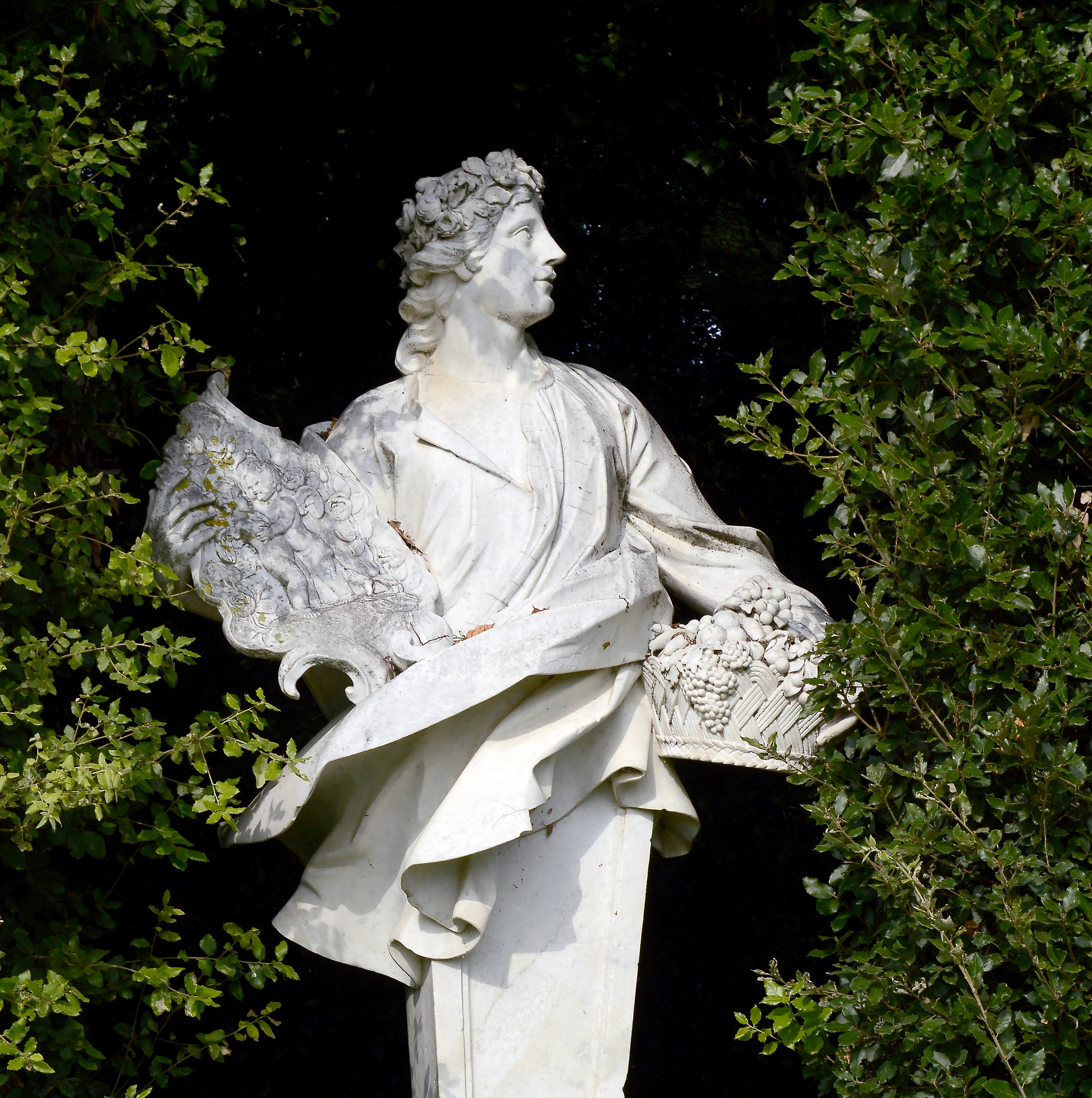 Statue in the garden of Palace of Caserta