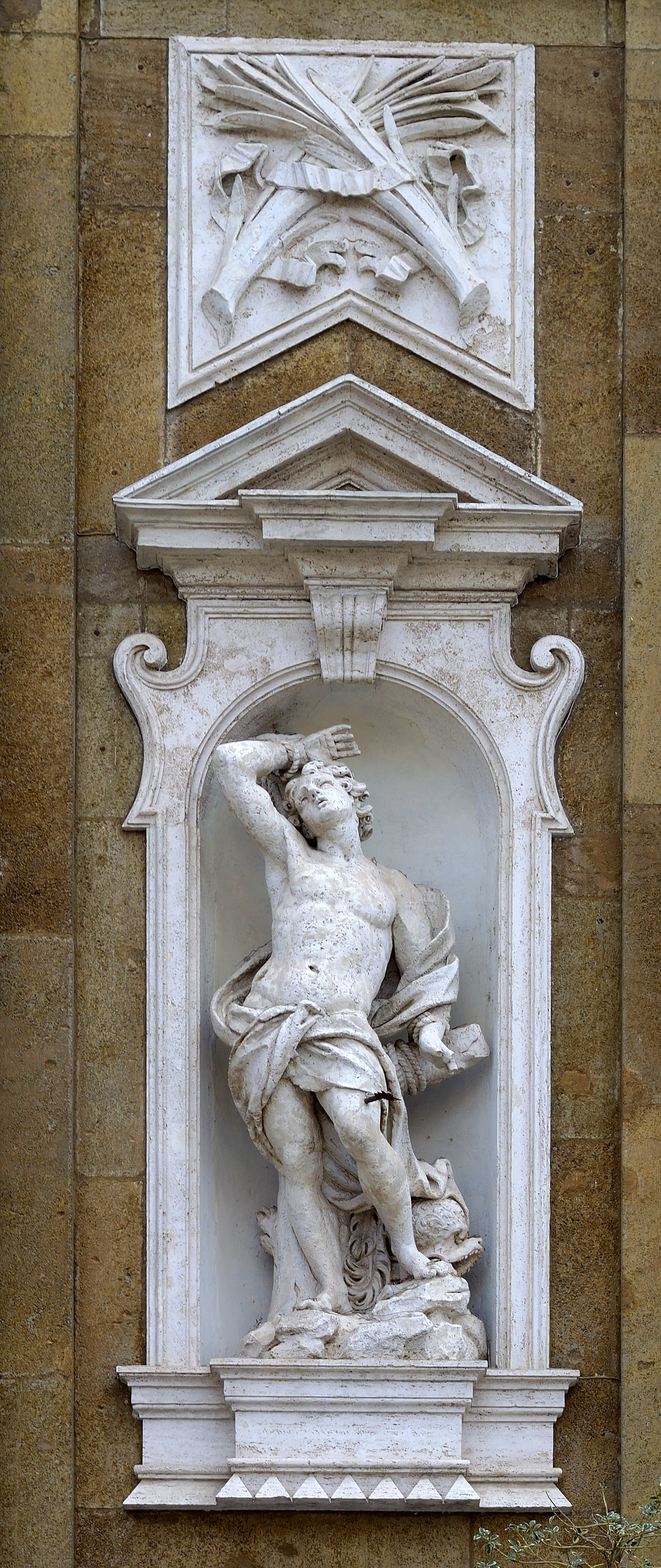 Statue of Saint Sebastian San Pietro Apostolo (Frascati)
