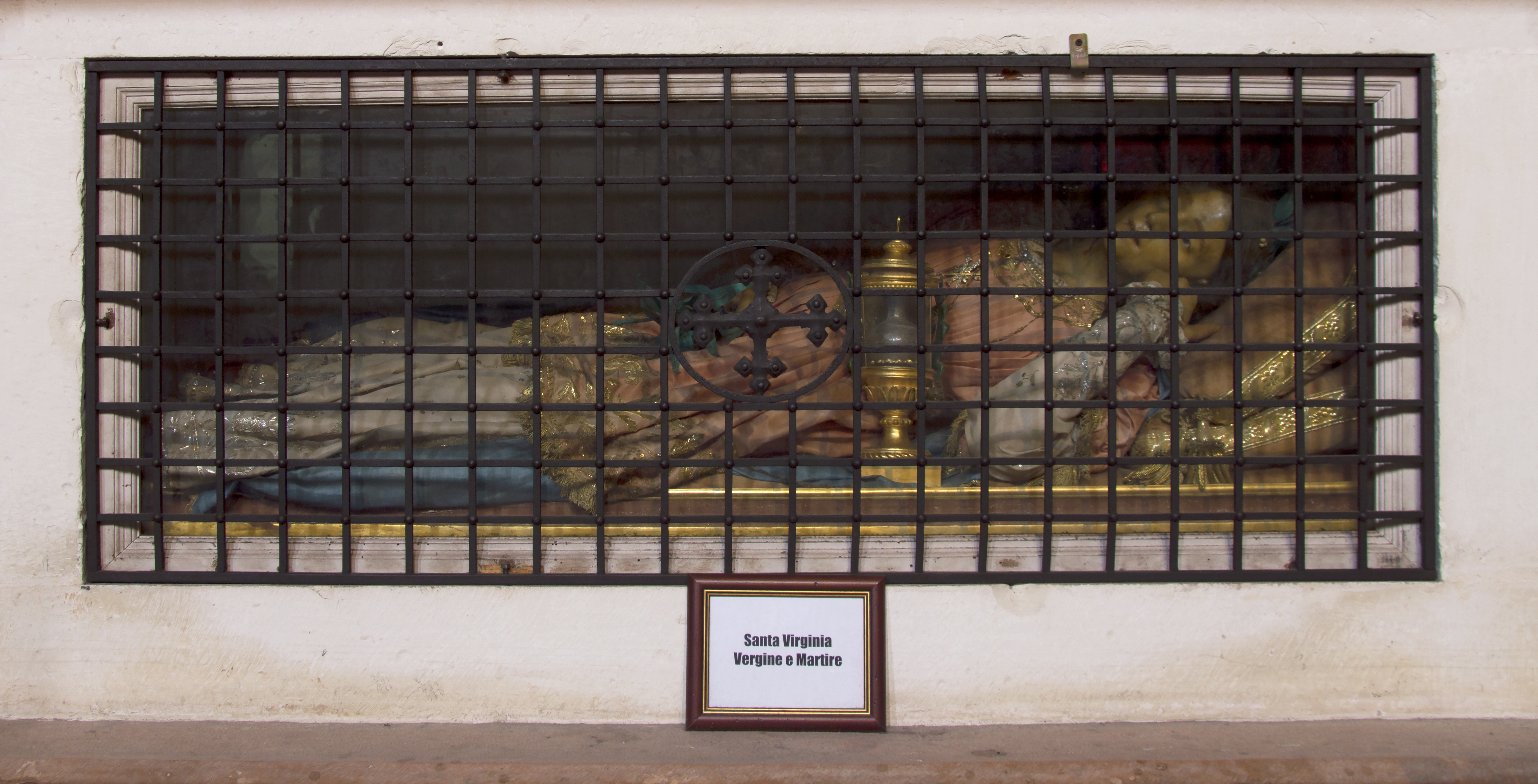 Statue of Santa Virginia in Duomo of Gubbio