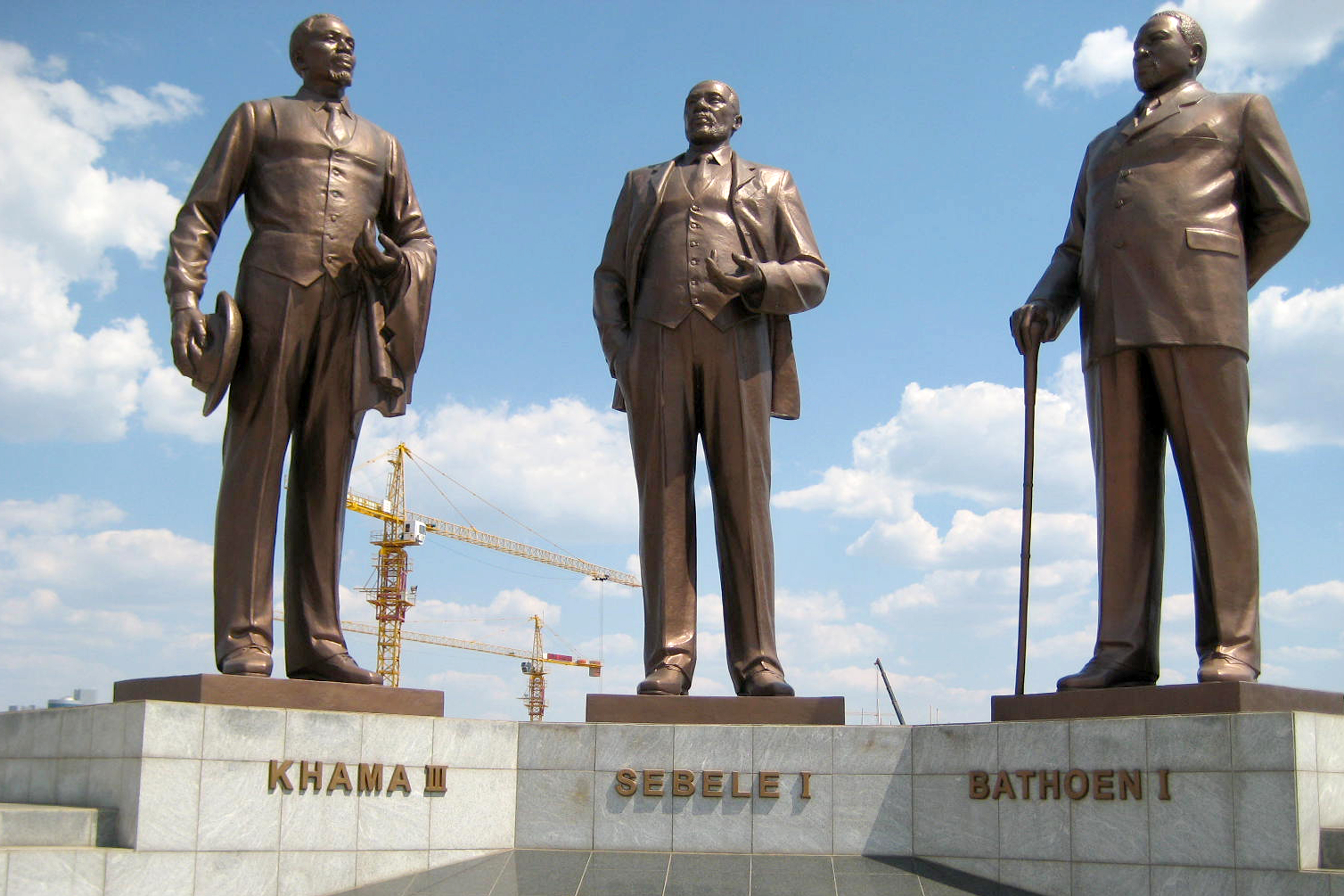 Three Dikgosi Monument - March 2010