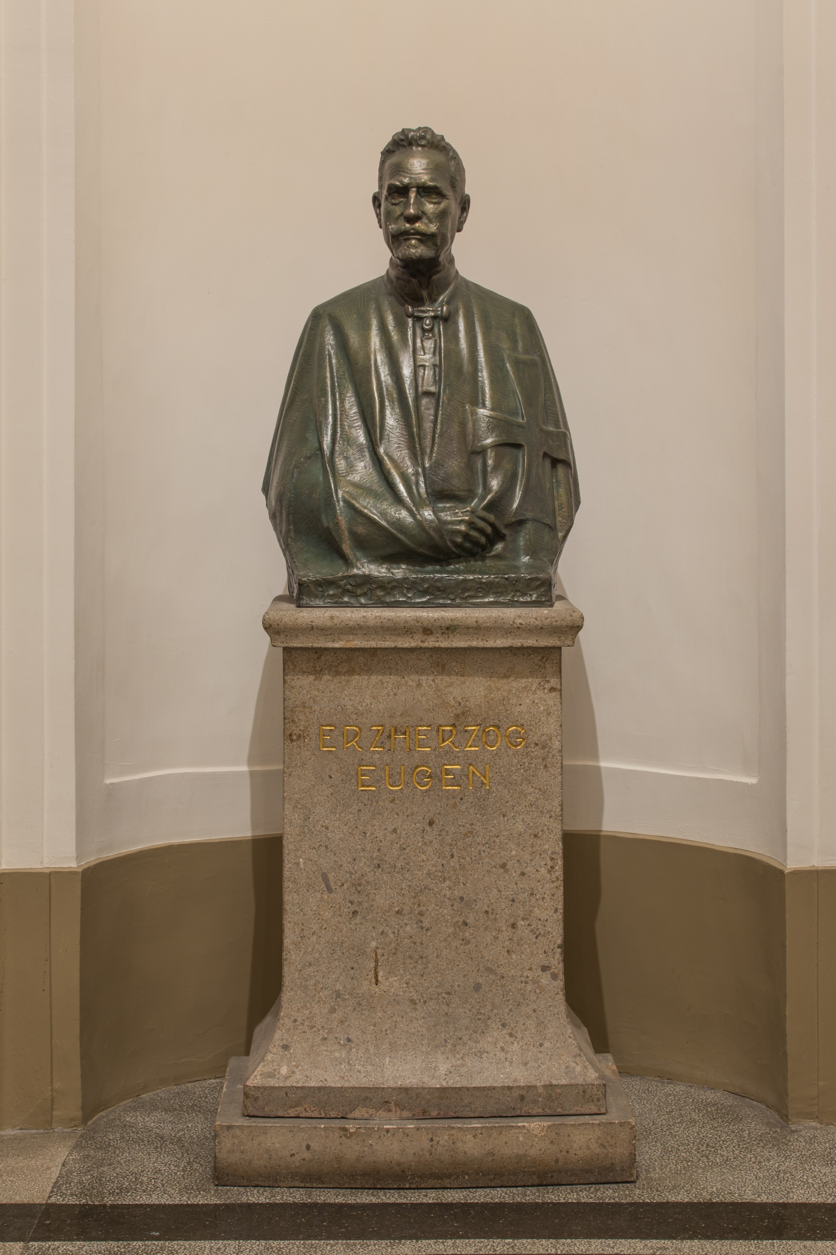 Archduke Eugen of Austria - Bust in the aula of the academy of Sciences, Vienna - hu -8648