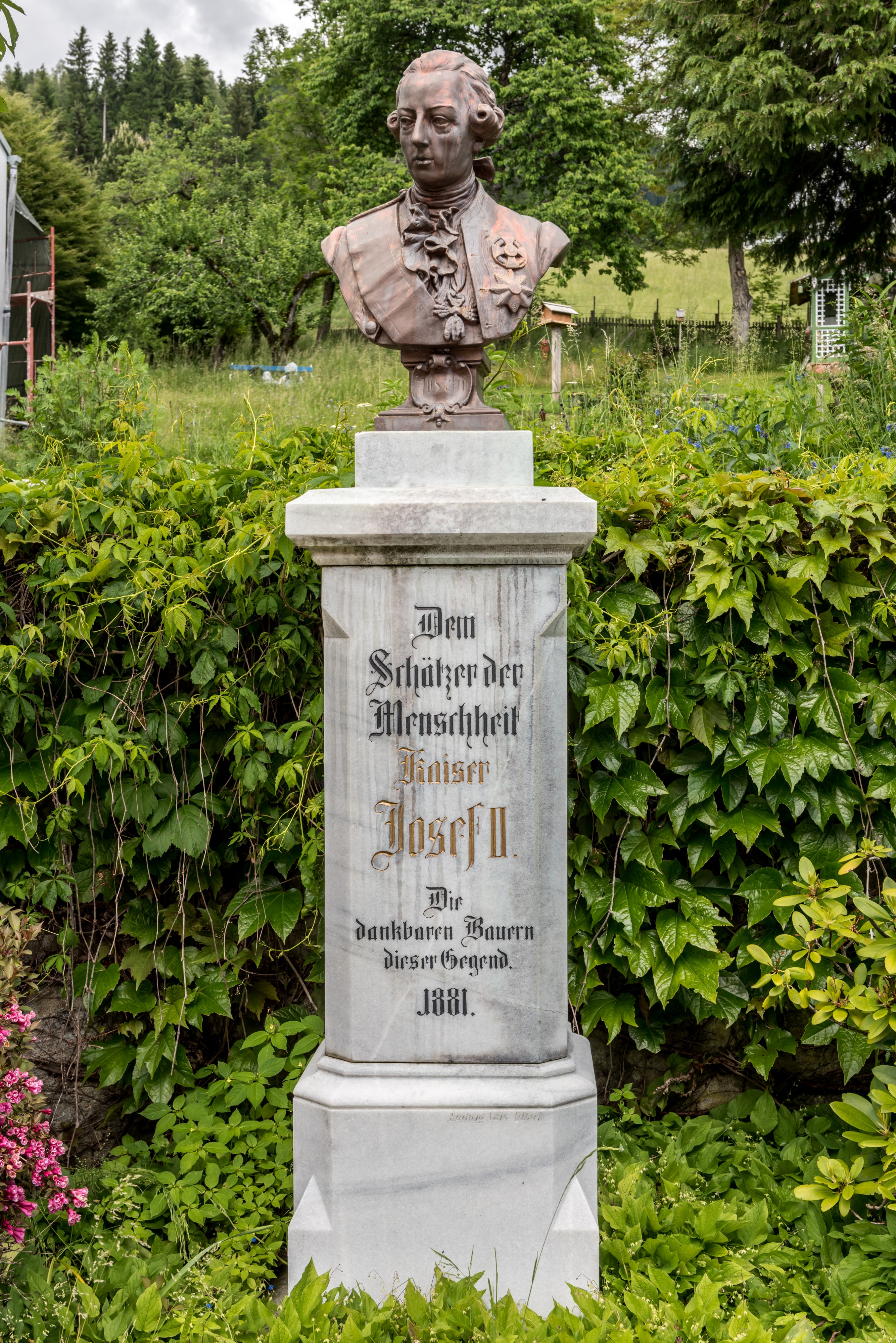 Arriach Denkmal fuer Kaiser Josef II 05062017 9073