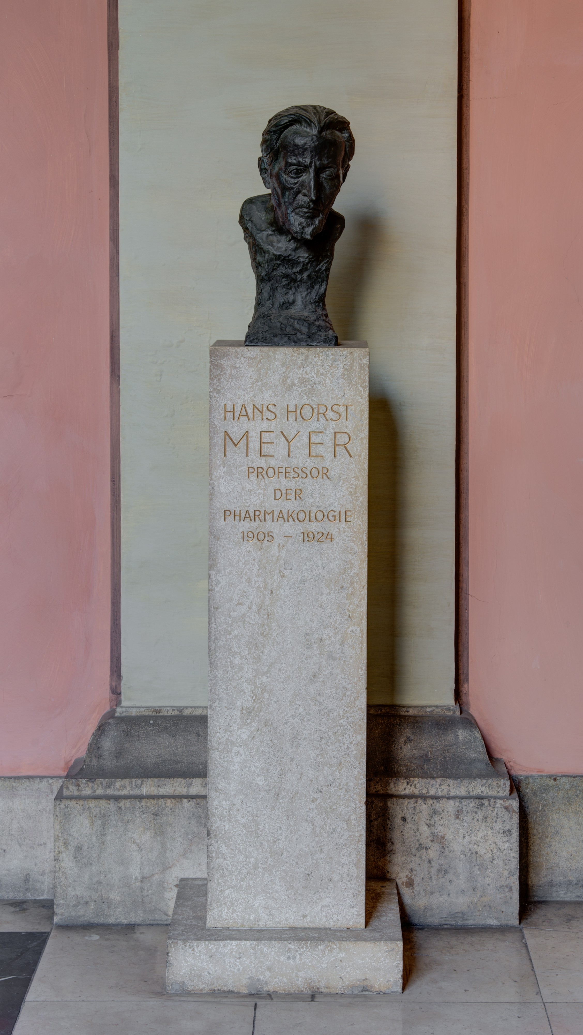 Hans Horst Meyer (1853-1939), Nr. 78, bust (bronze) in the Arkadenhof of the University of Vienna-1349
