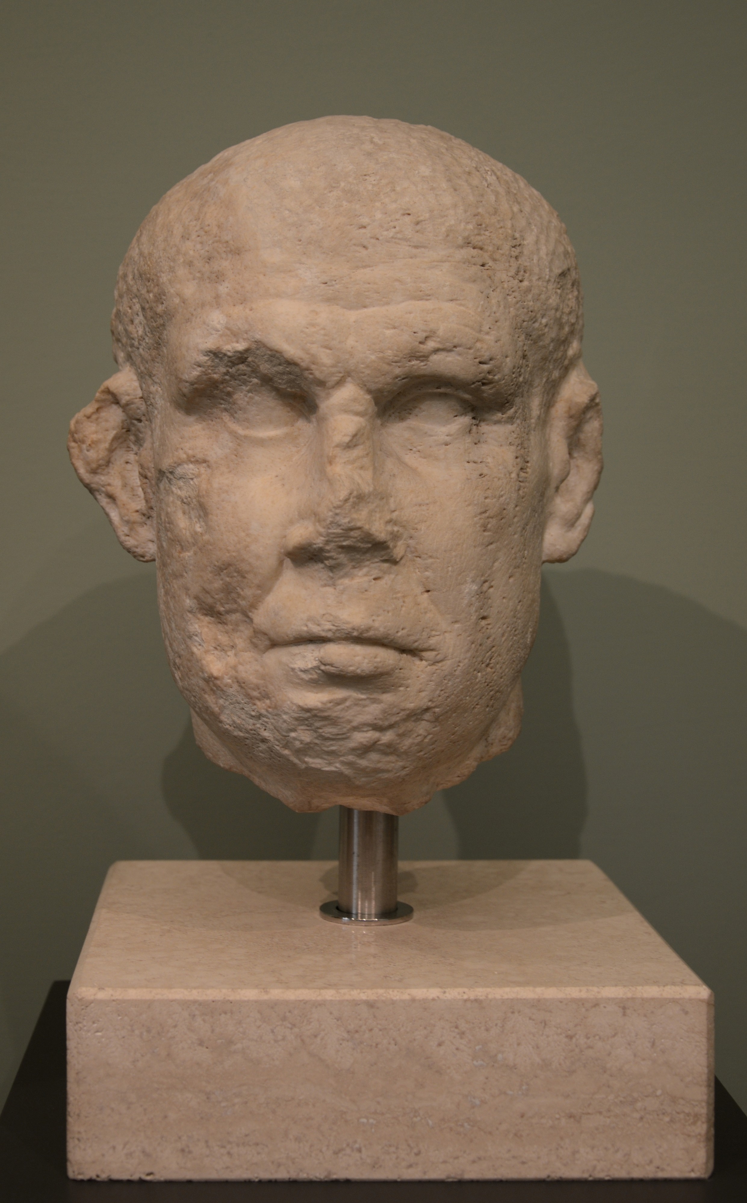 Head of old manPalazzo Massimo alle Terme (Rome)