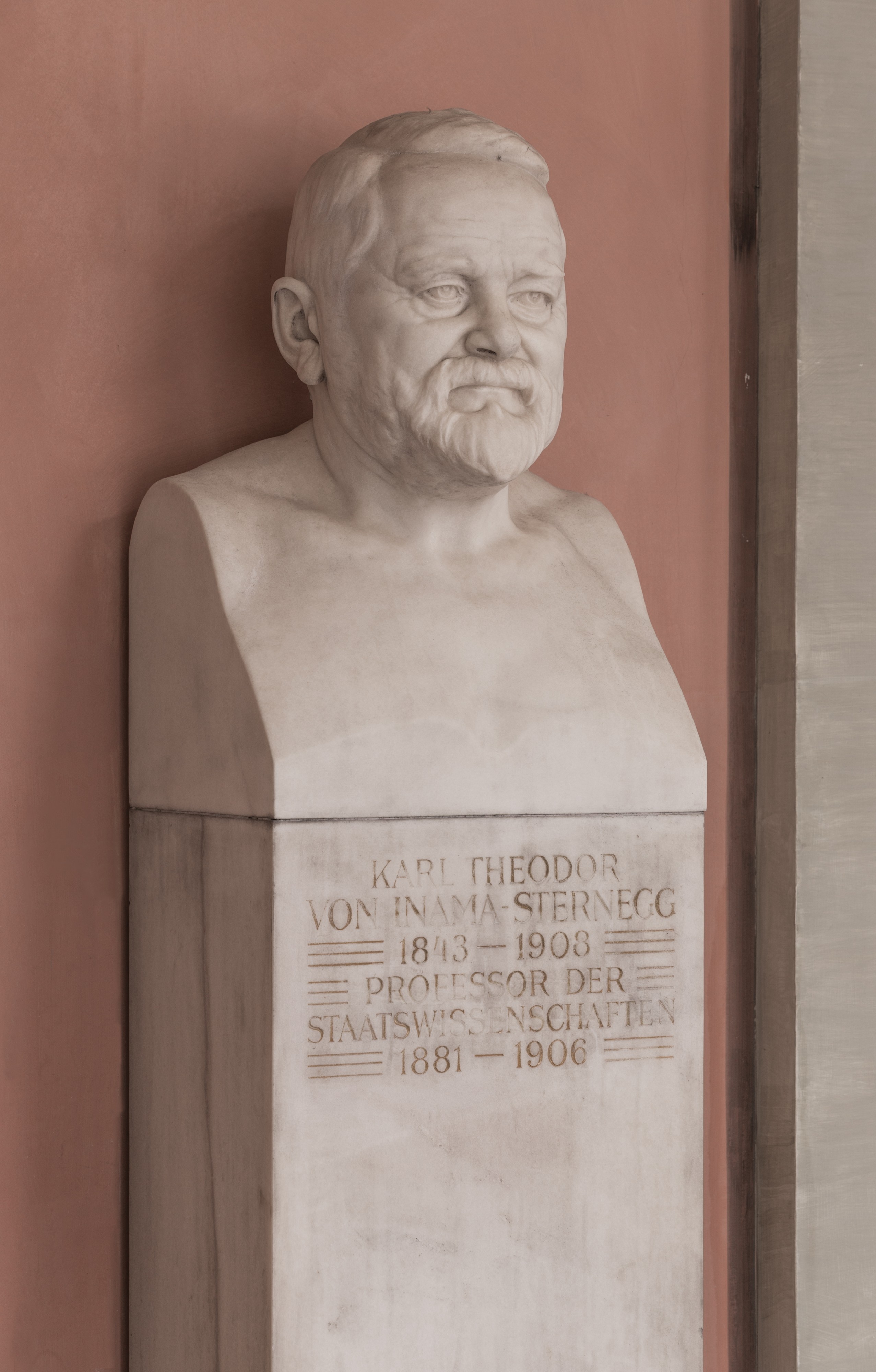 Karl Theodor von Inama-Sternegg (Nr. 11) - Bust in the Arkadenhof, University of Vienna - 0249
