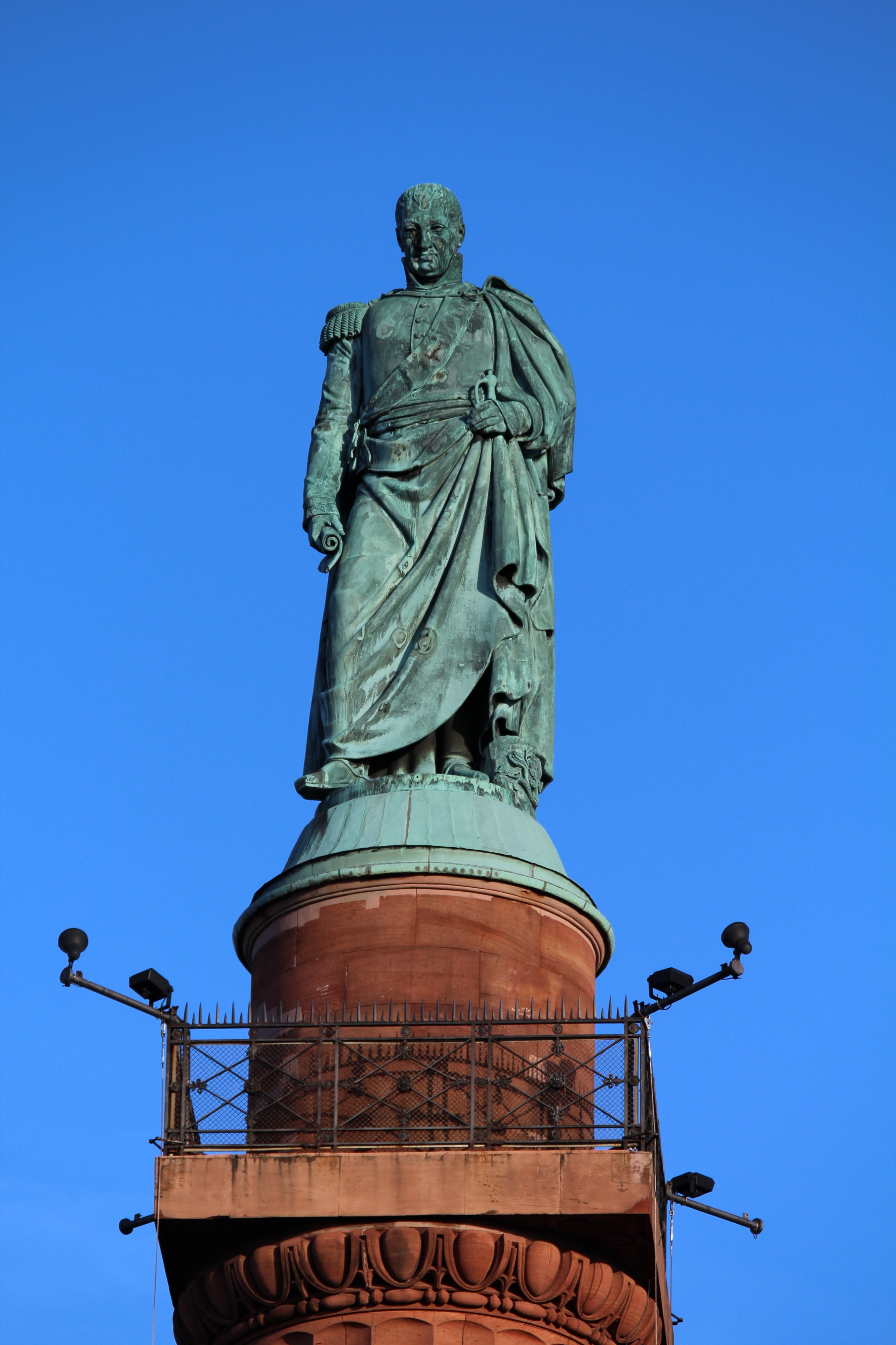 Ludwigs monument at Luisenplatz Darmstadt