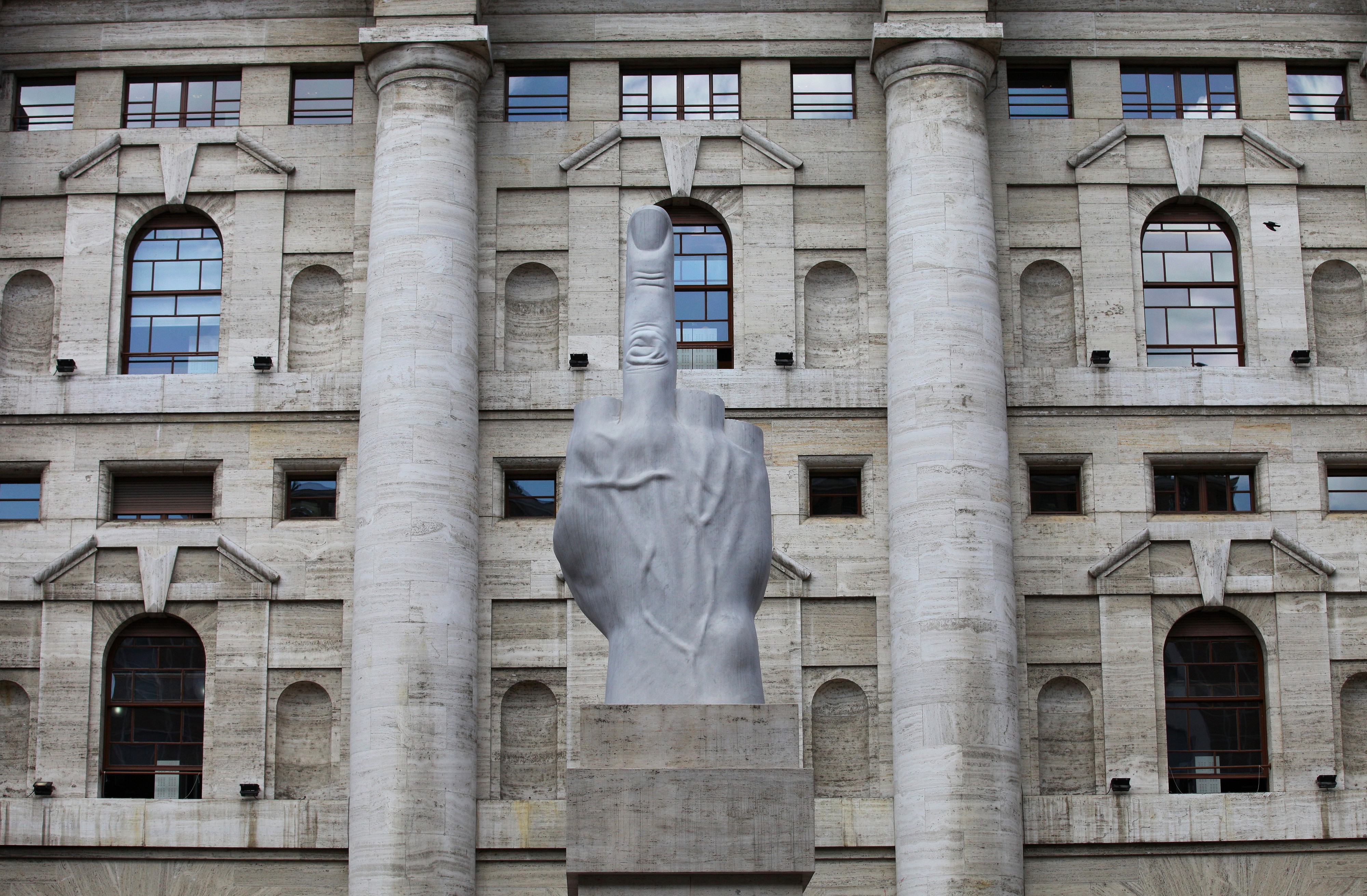 Italian Stock Exchange in Milan, Italy, European Union, August 2013, picture 54