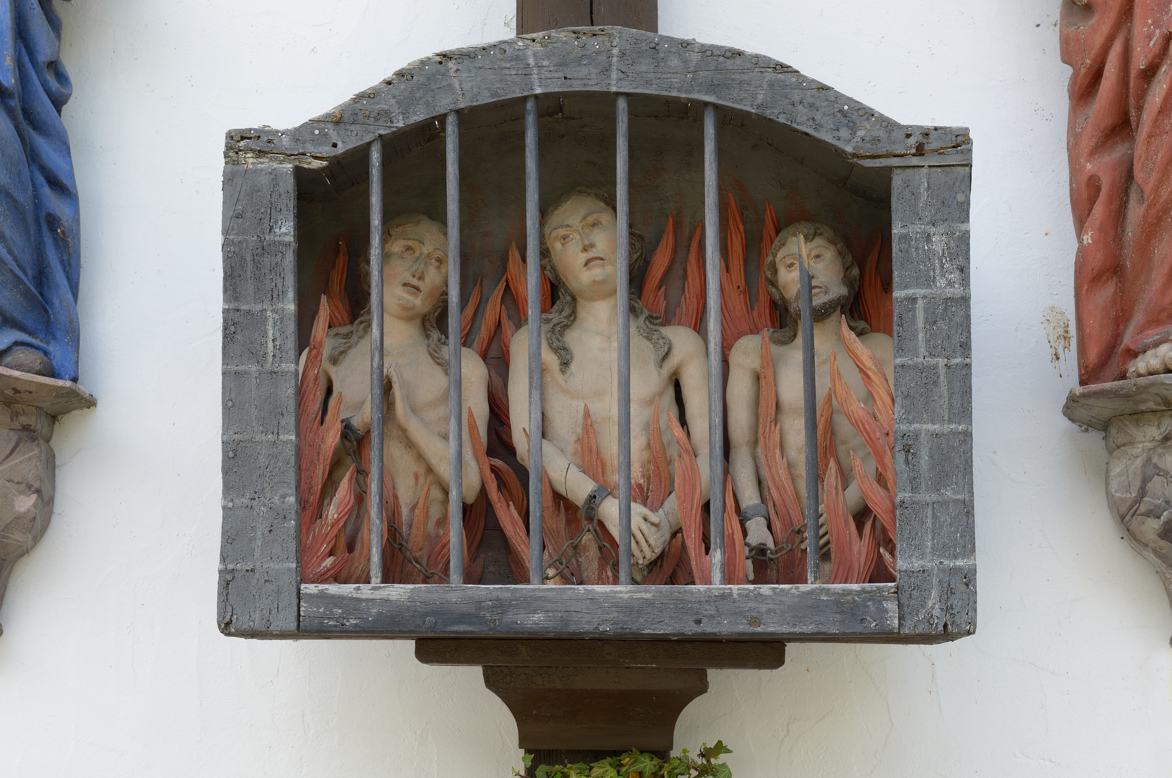 Purgatory scene in Völs am Schlern