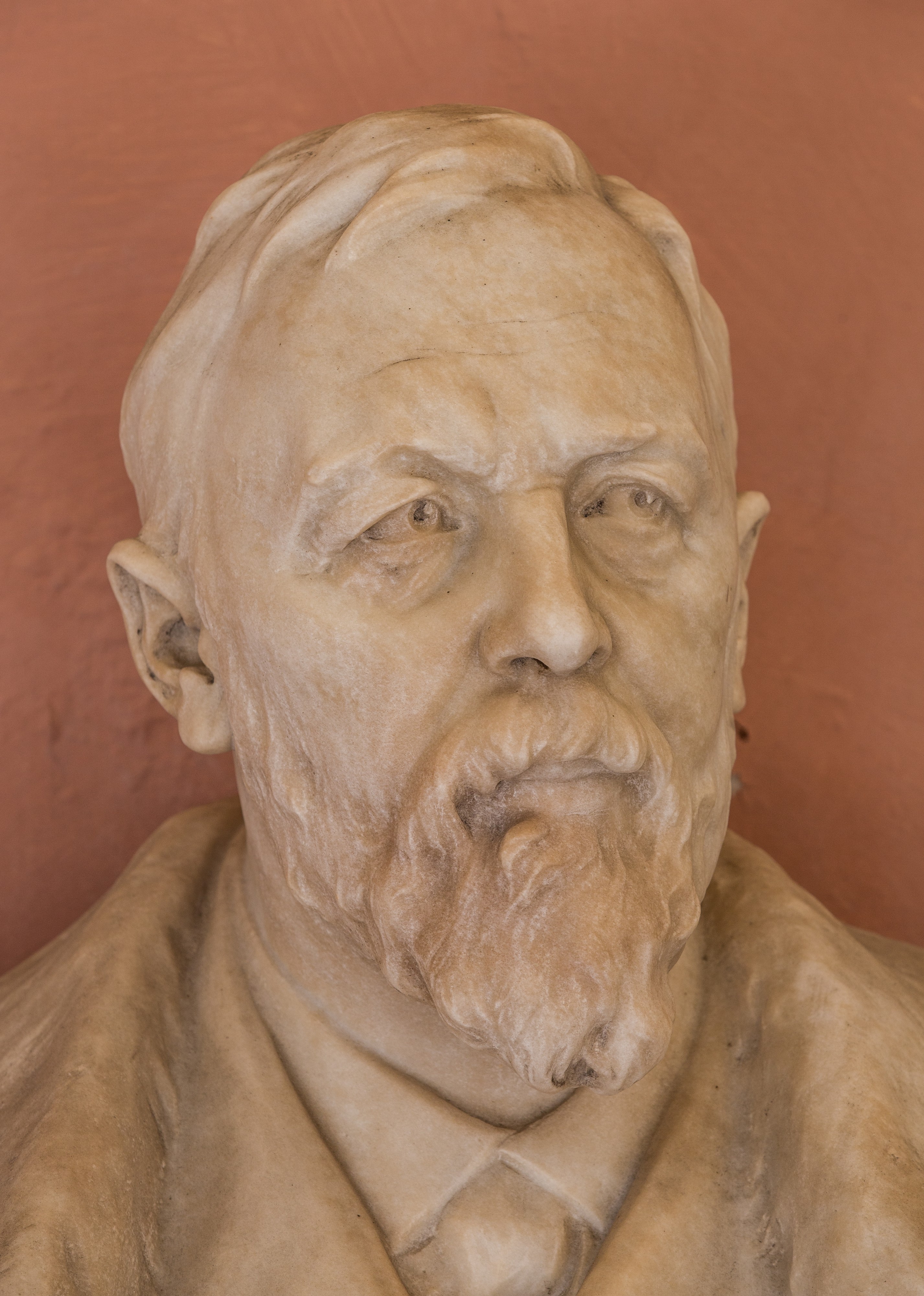Richard von Krafft-Ebing (1840-1902), psychiatrist, Nr. 136, bust (marble) in the Arkadenhof of the University of Vienna-3634