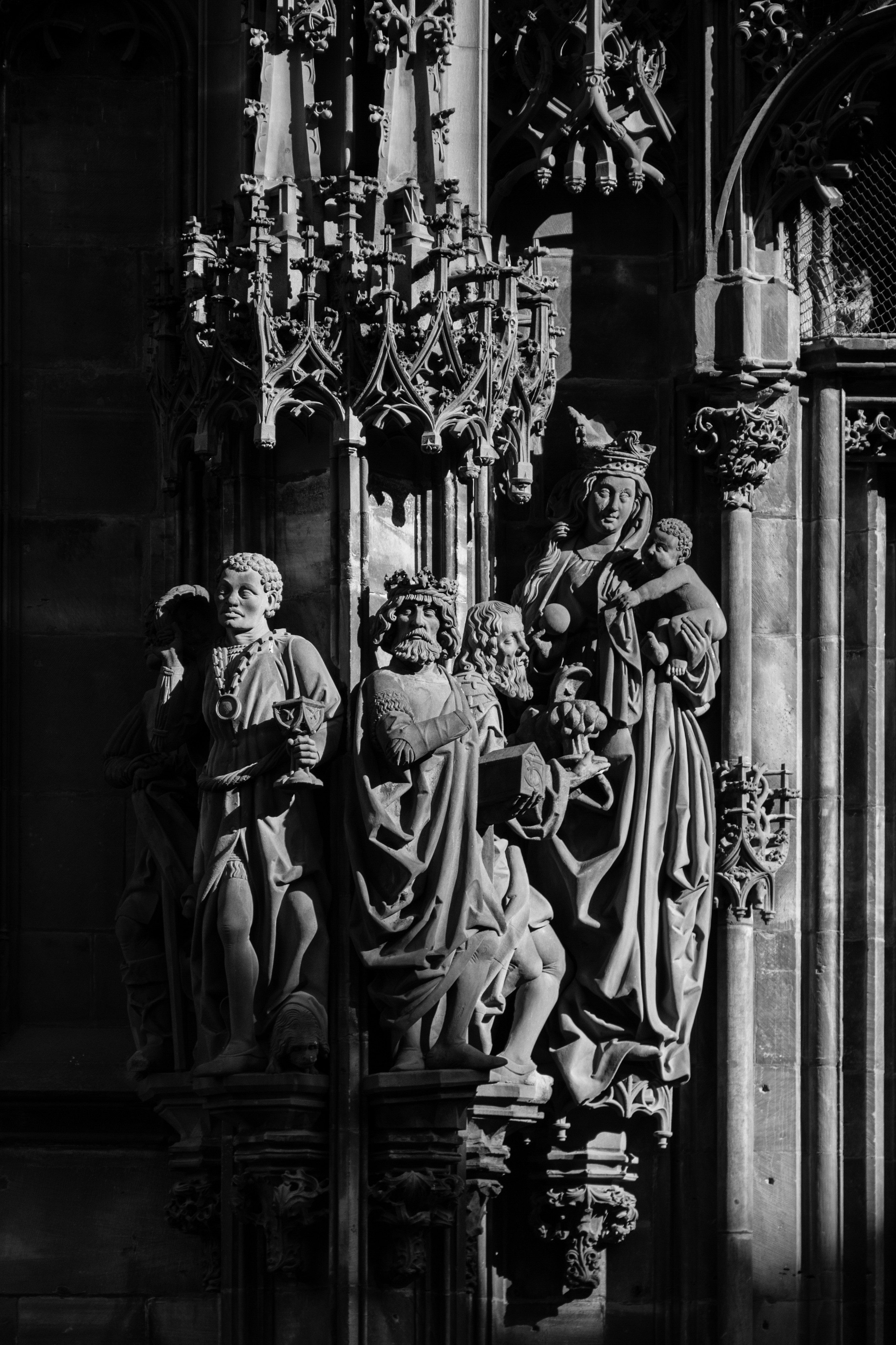 Strasbourg cathédrale Notre-Dame adoration des mages