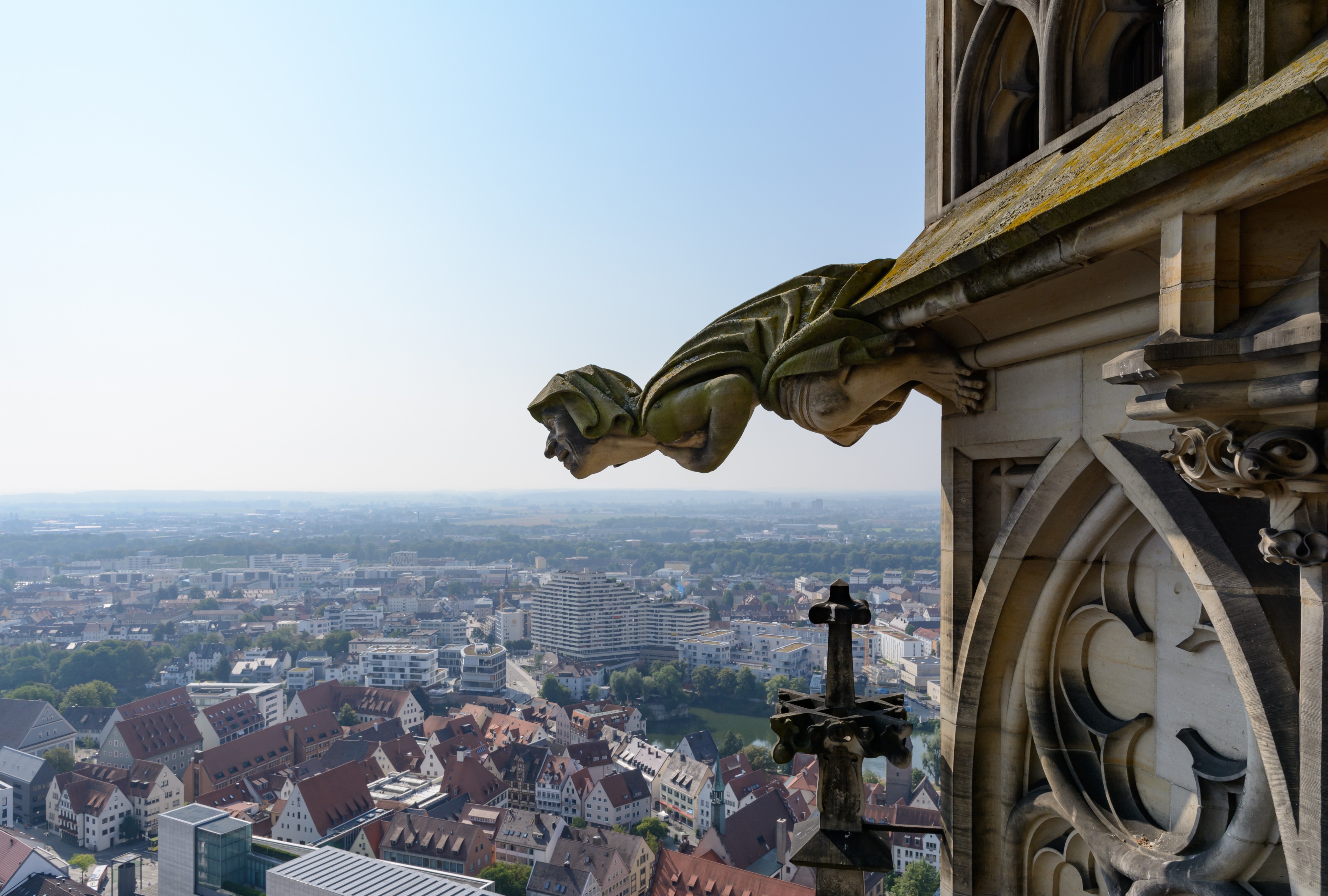 Ulm Münster Westturm Wasserspeier 01
