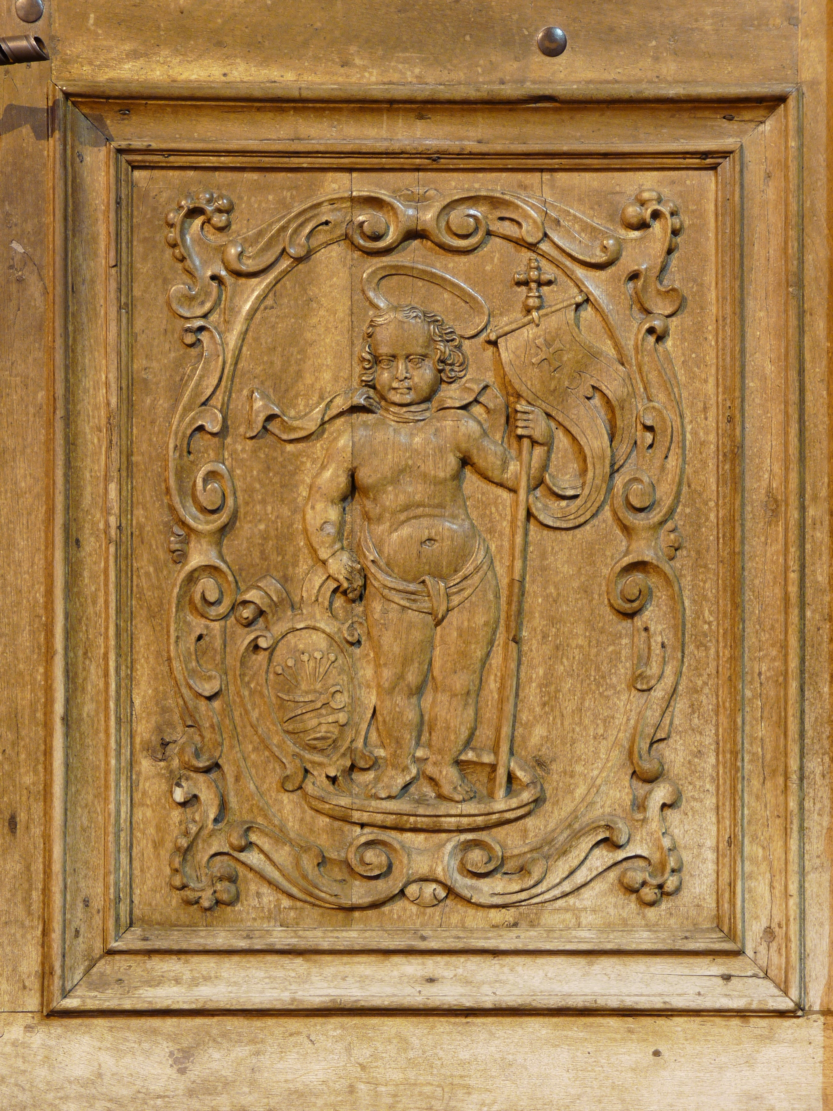 Trento-San Pietro-portal-bottom right panel