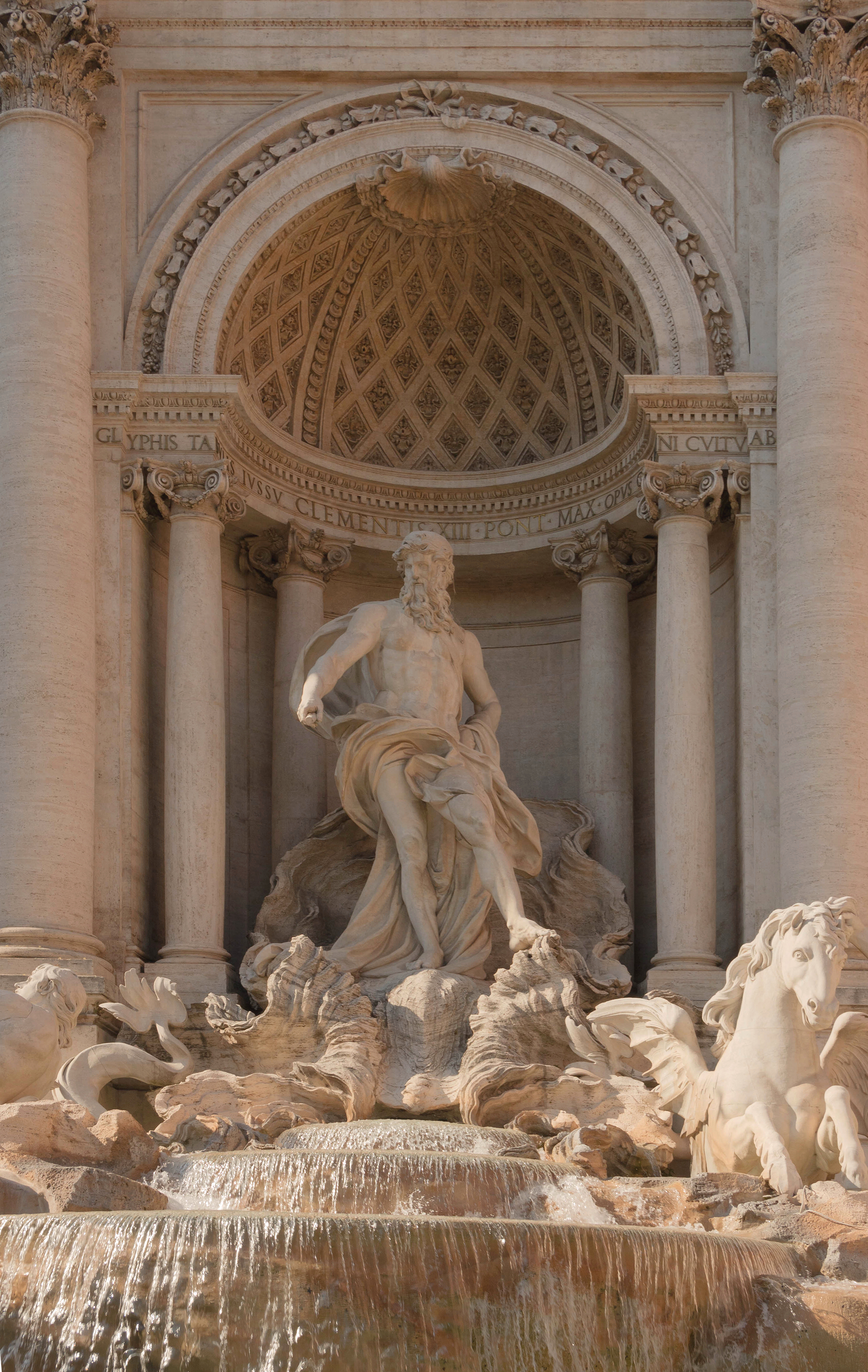 Trevi Fountain detail 1 Rome