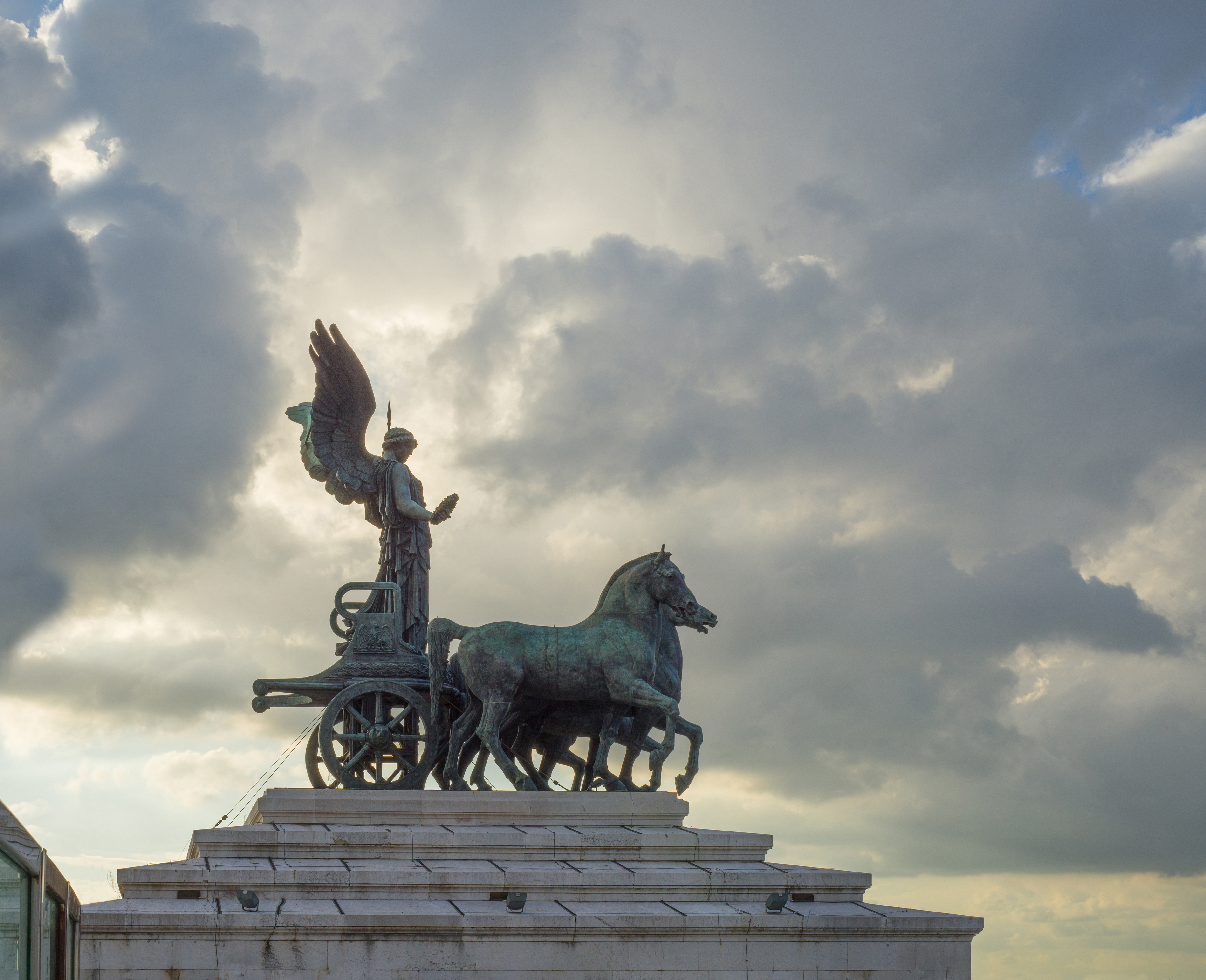Vittoriano Quadriga della Vittoria Roma