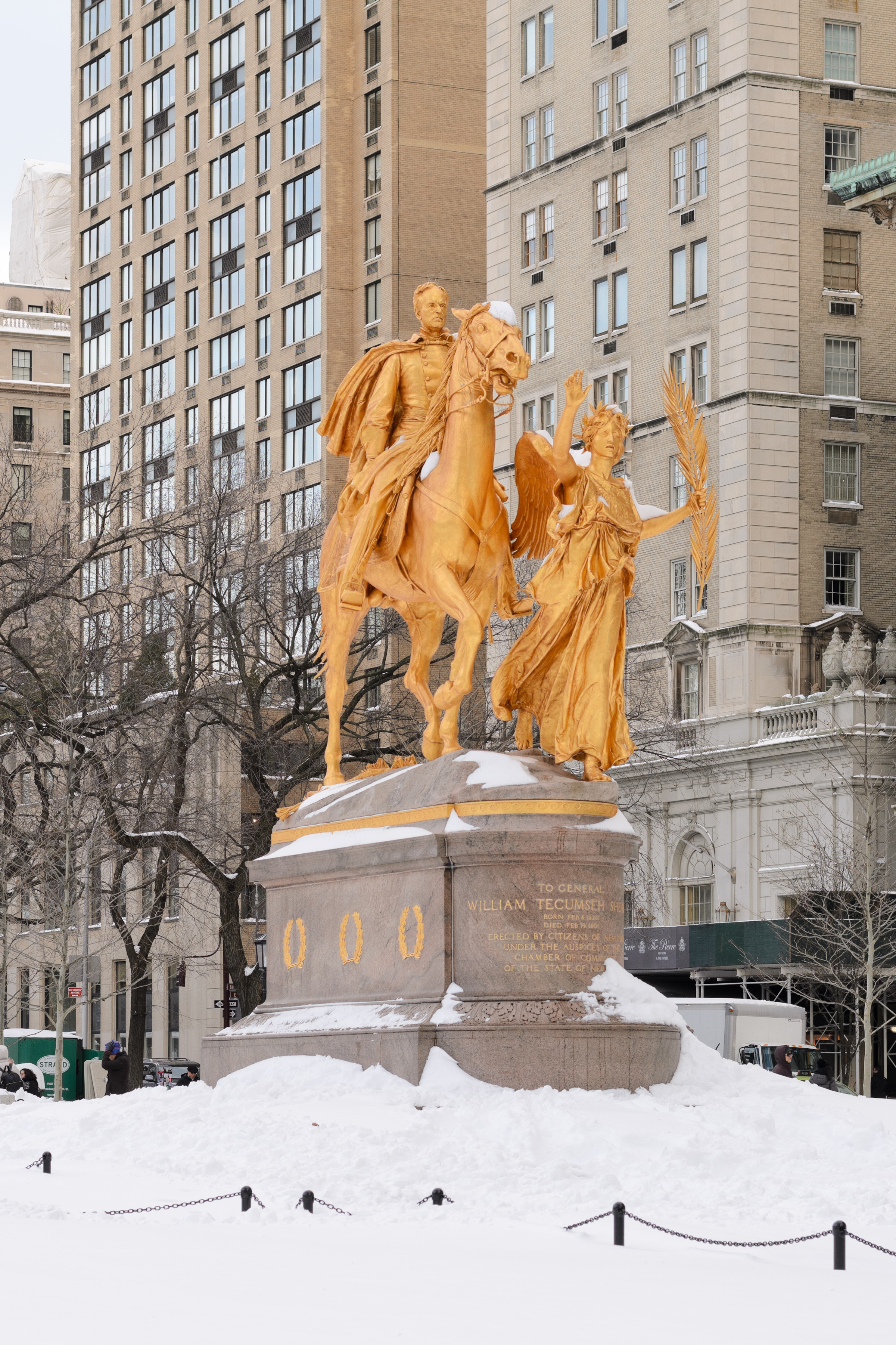 William Tecumseh Sherman Monument New York January 2016 001