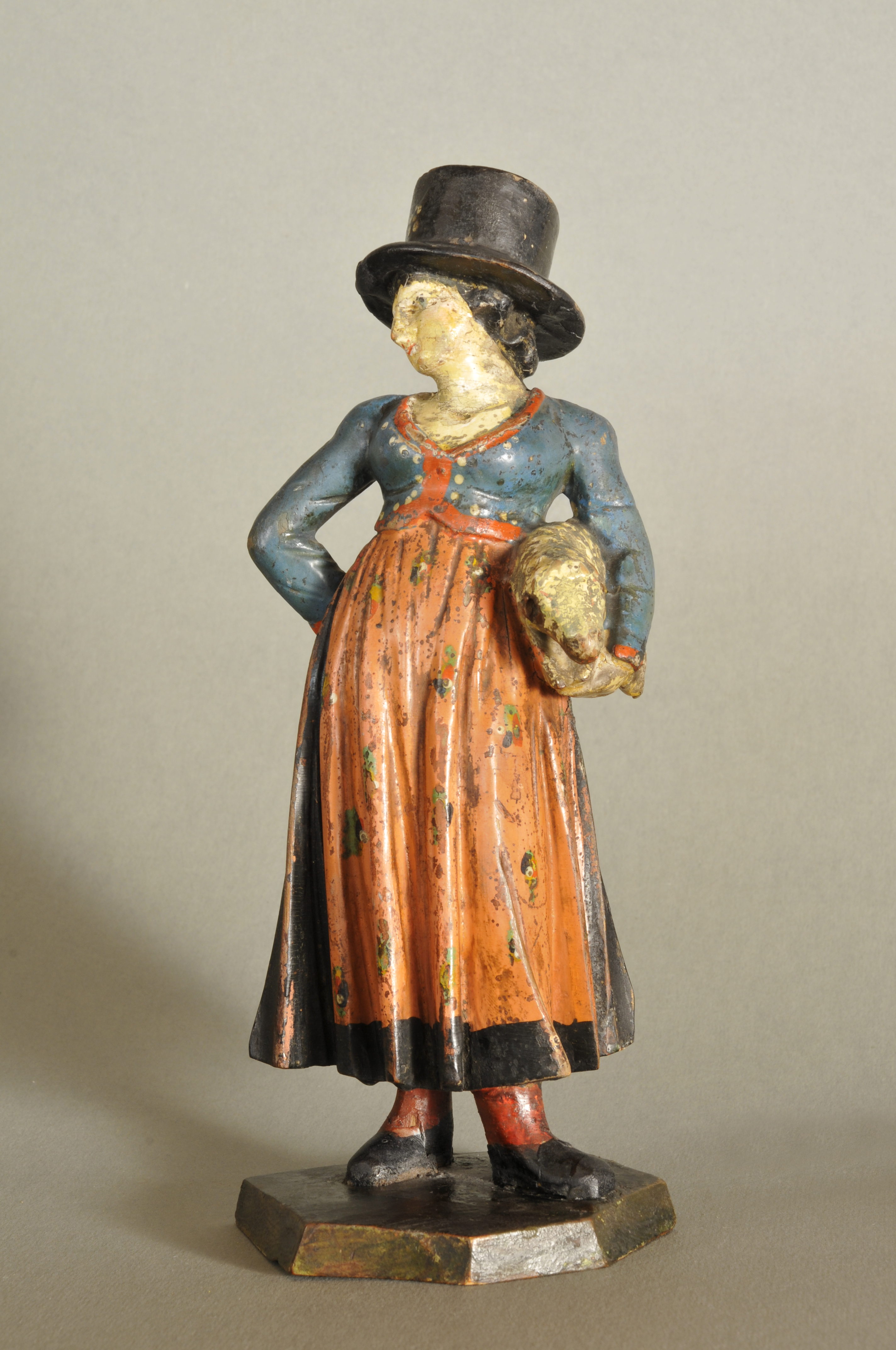Woman with sheep Gröden