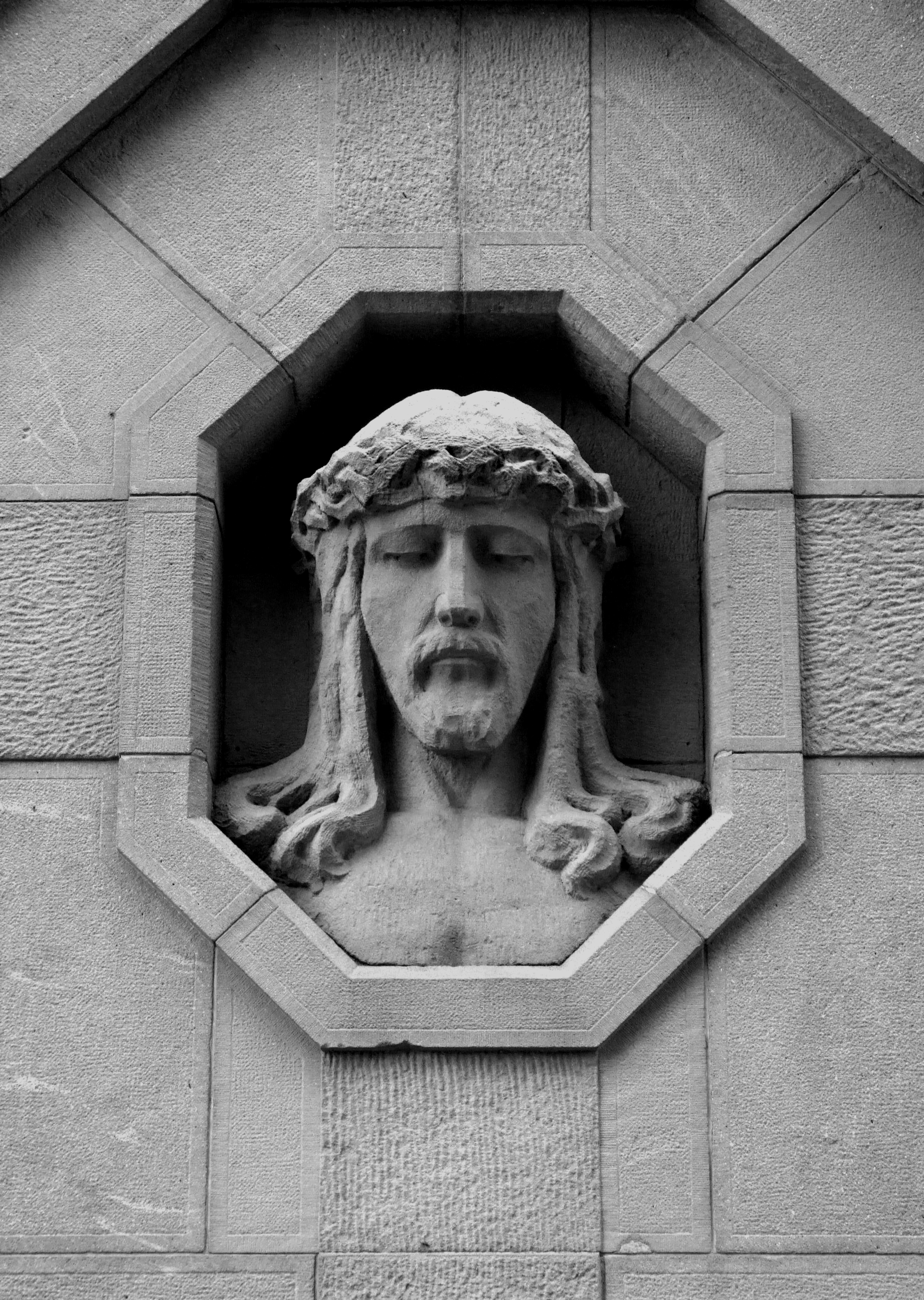 WWI cemetery nr 225 - Brzostek. Head of Jesus
