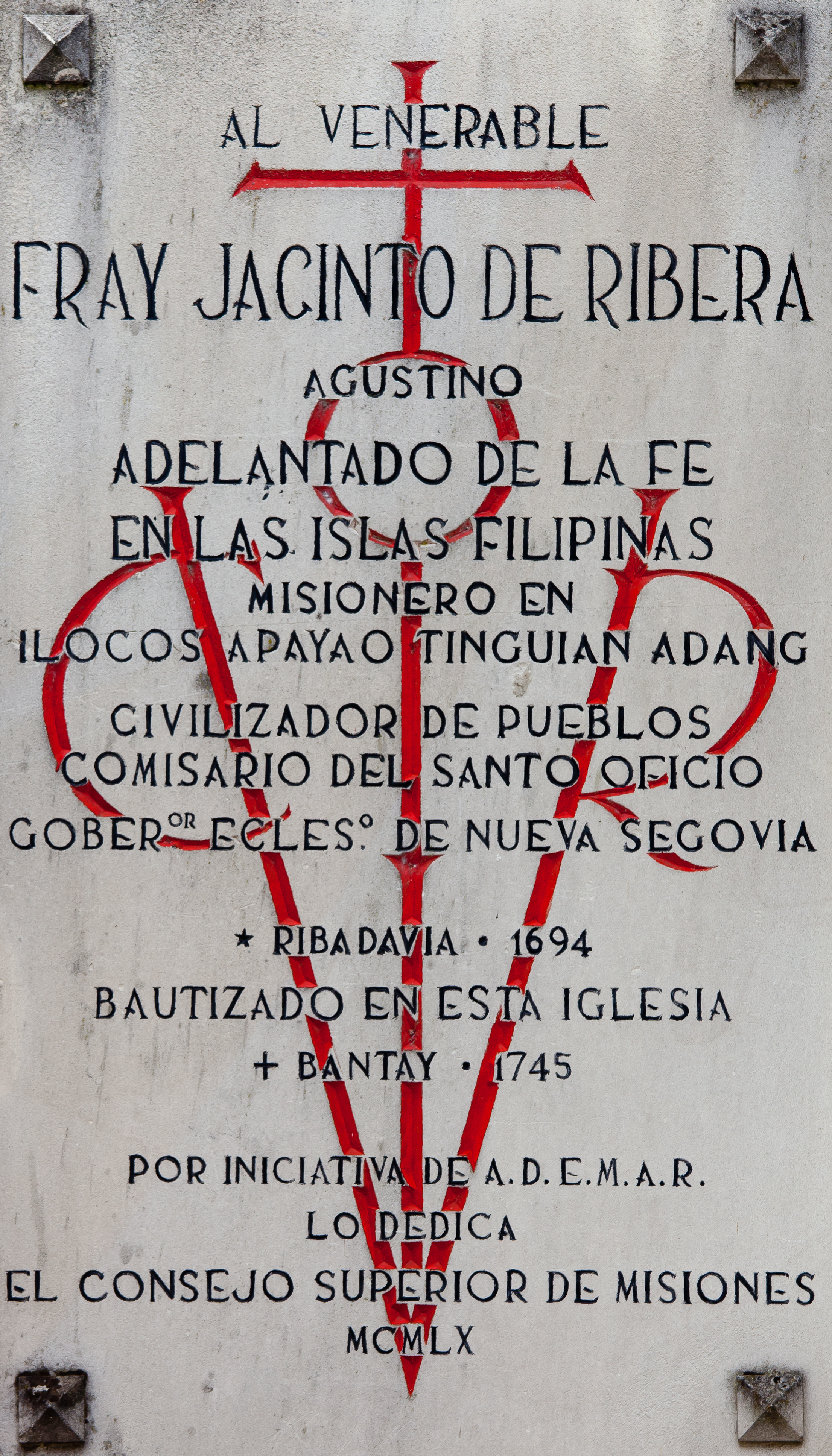 Frei Jacinto de Ribera. Ribadavia- Galiza