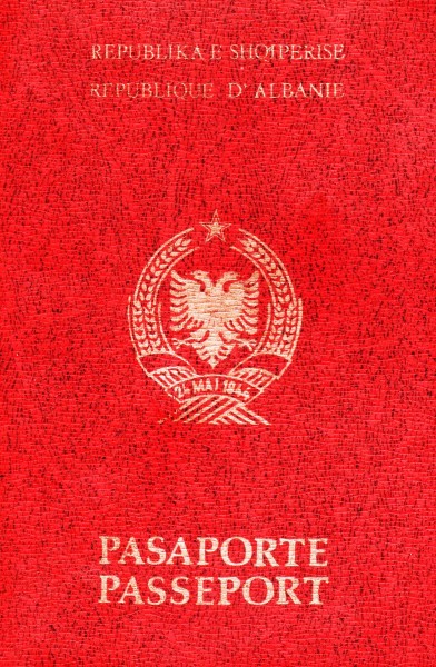 Albanian Passport 1991