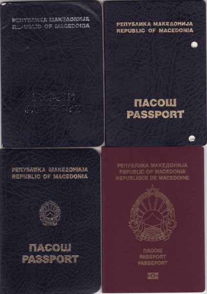 Macedonin Passports History