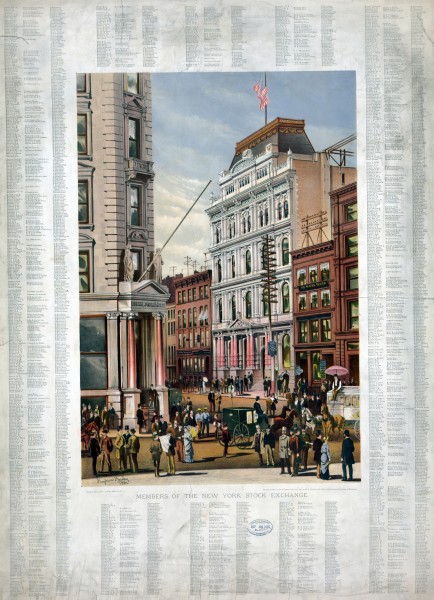 Members of the New York Stock Exchange 1882