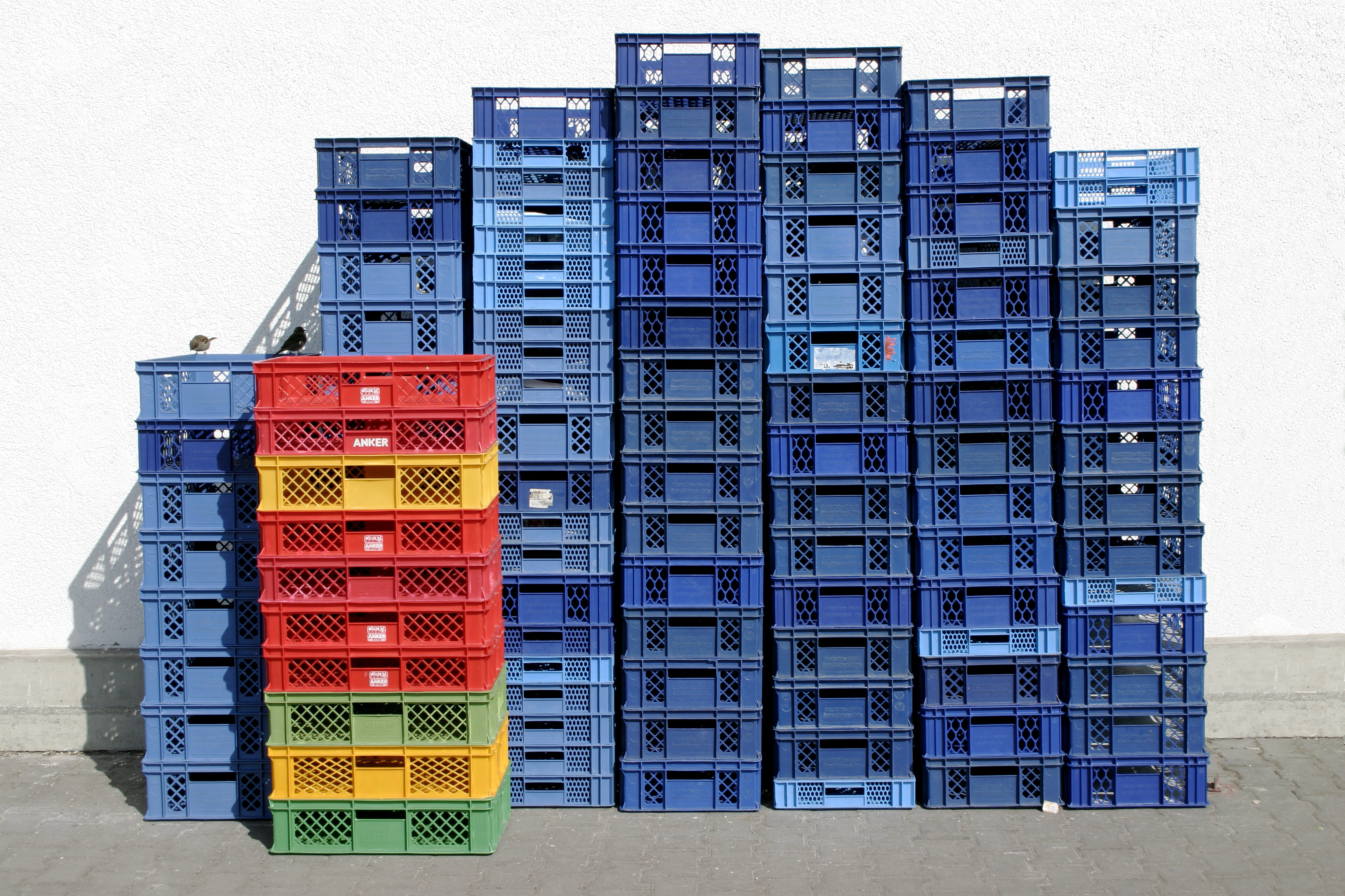 - Plastic boxes -