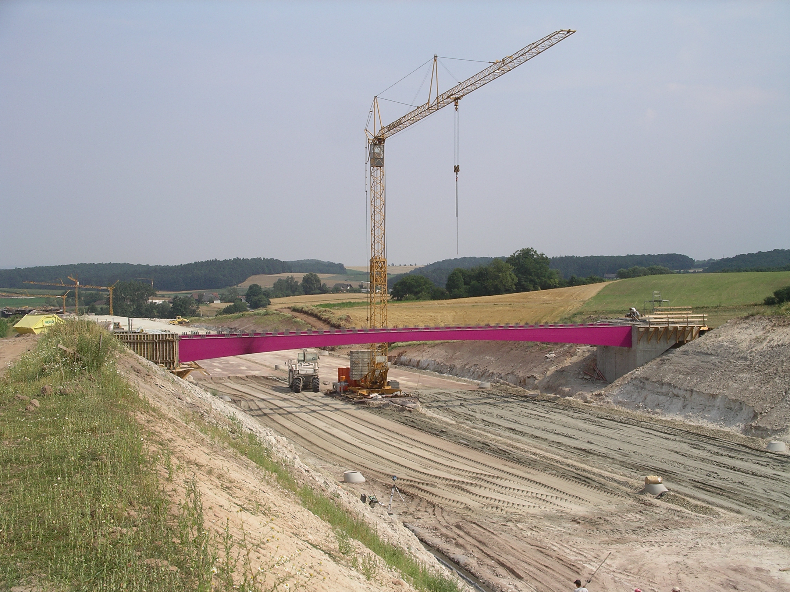 BAB A73 BW57-1 Brücke Zeickhorn im Bau