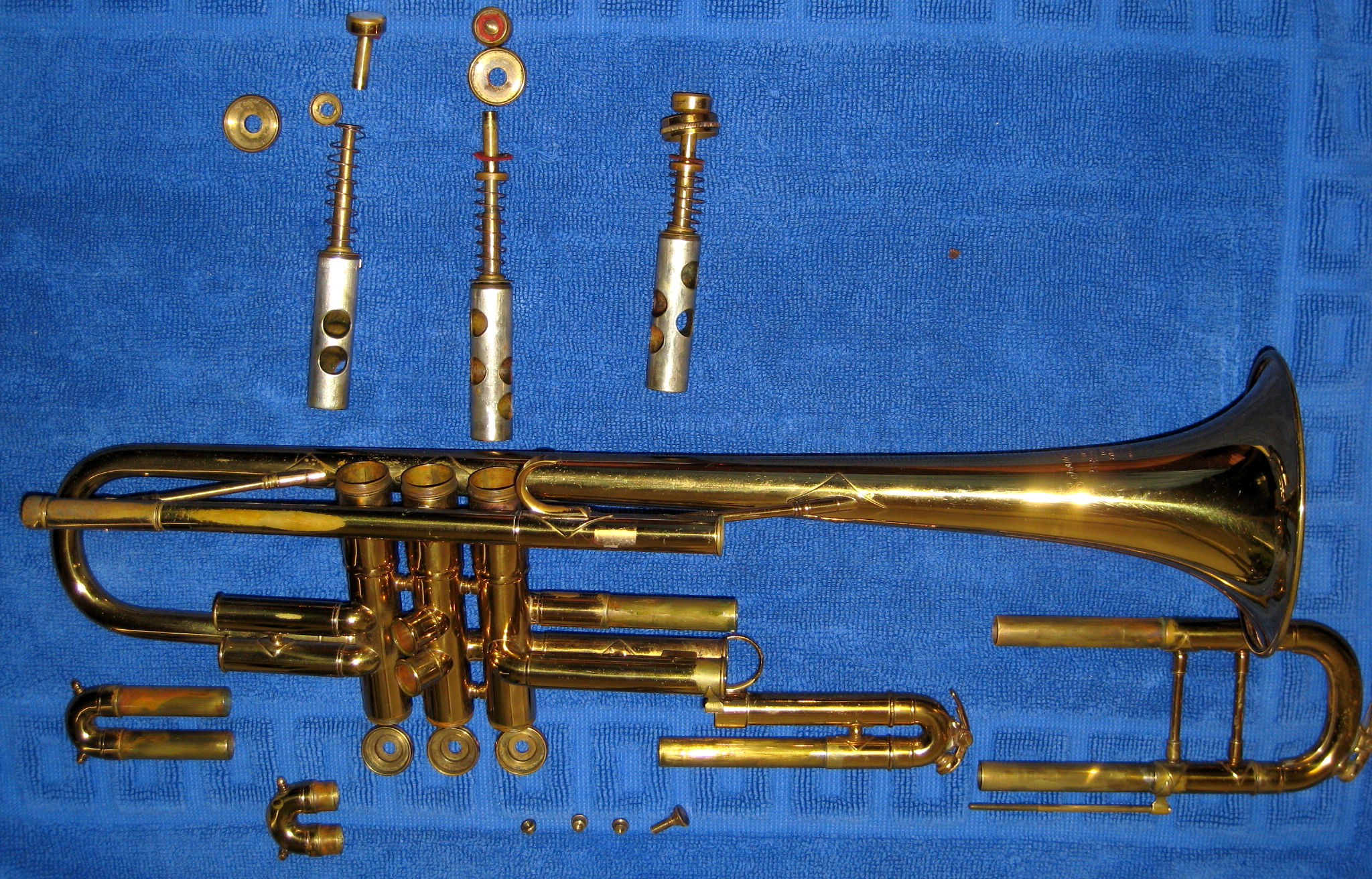 Bb trumpet in parts