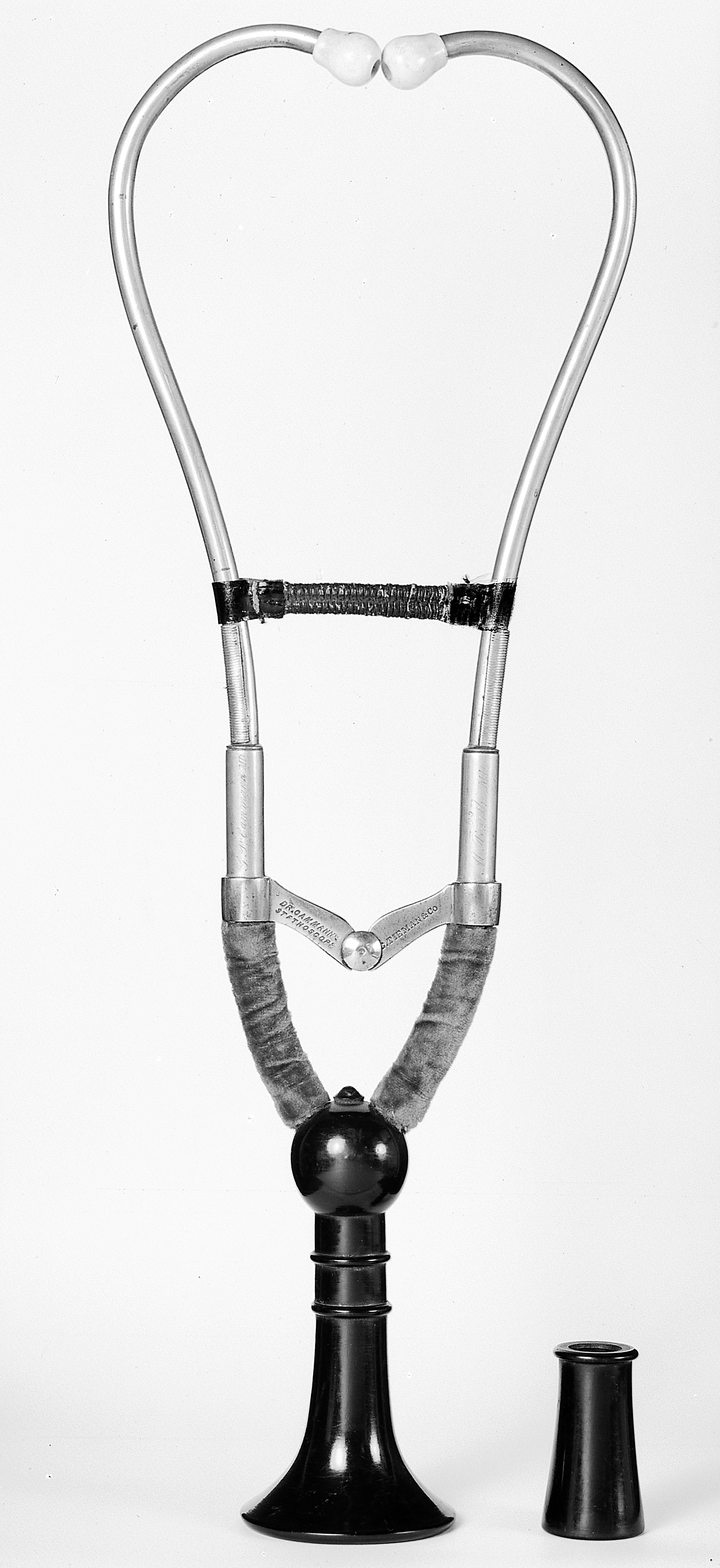 Binaural stethoscope designed by Camman, 19th C. Wellcome M0011176