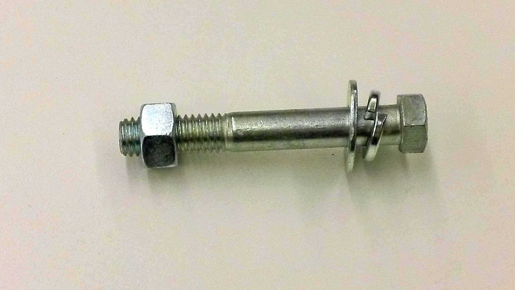 Bolt, Plain washer and Spring lock washer