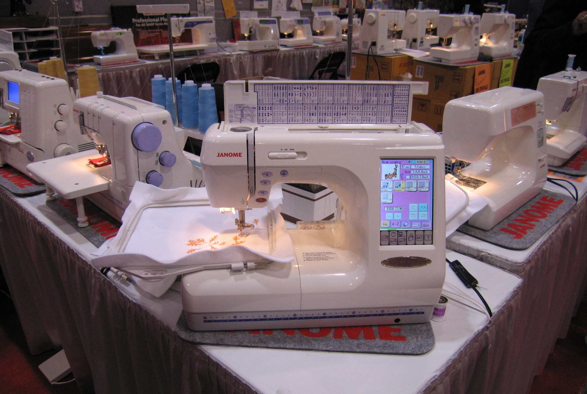 Computerized sewing machines