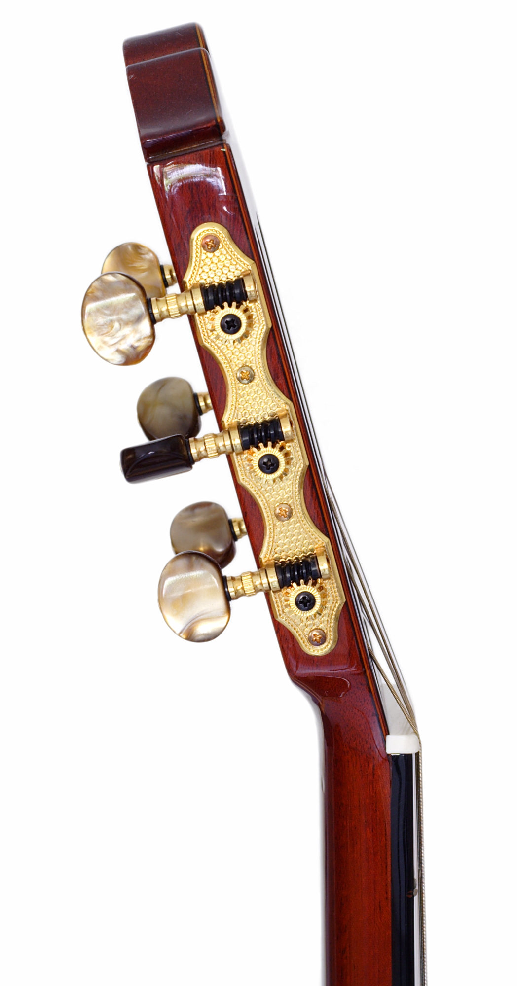 Guitar headstock side