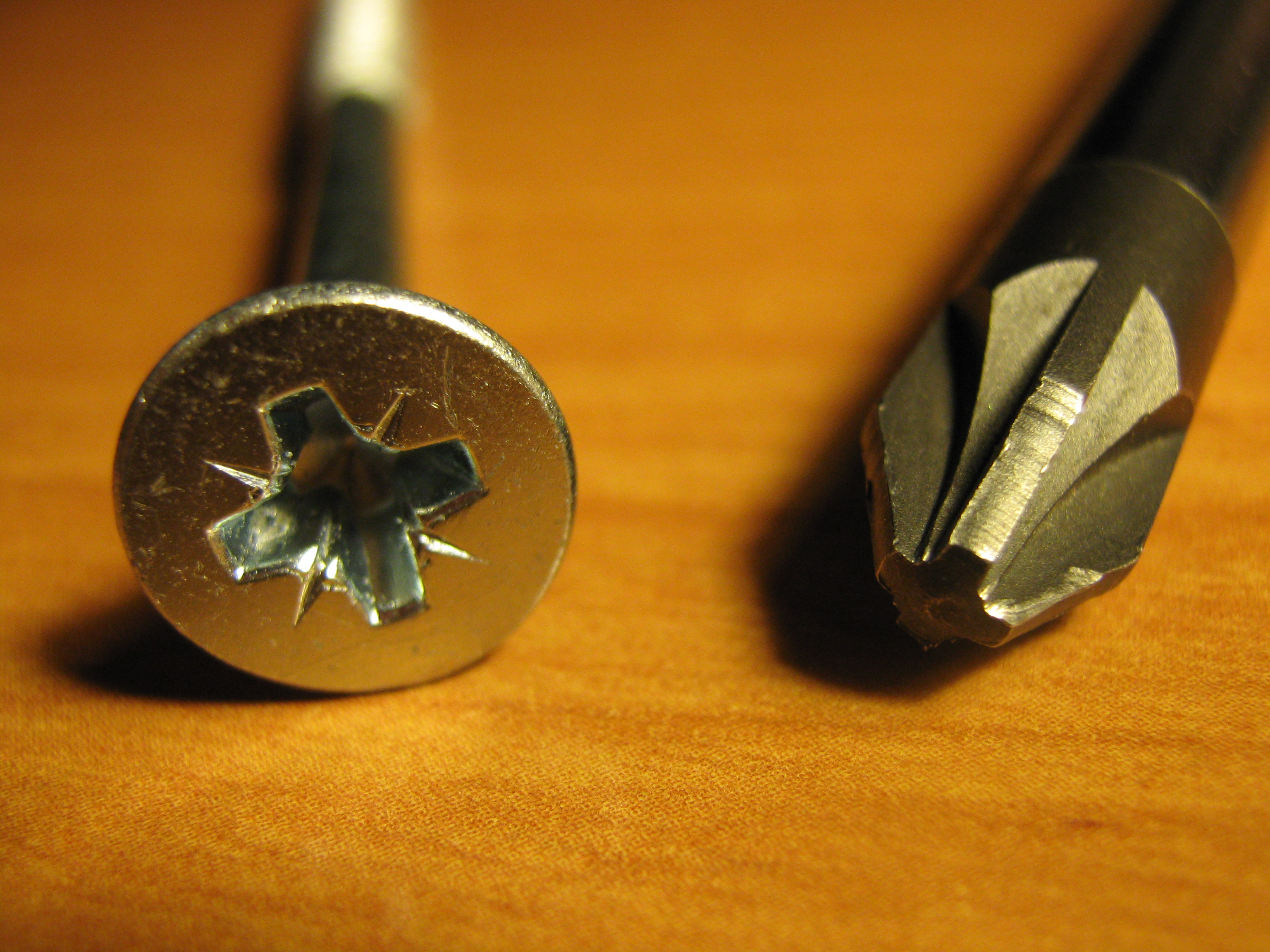 POZIDRIV screwdriver and screw