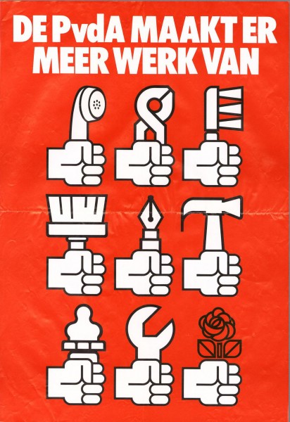 1981 election poster PvdA
