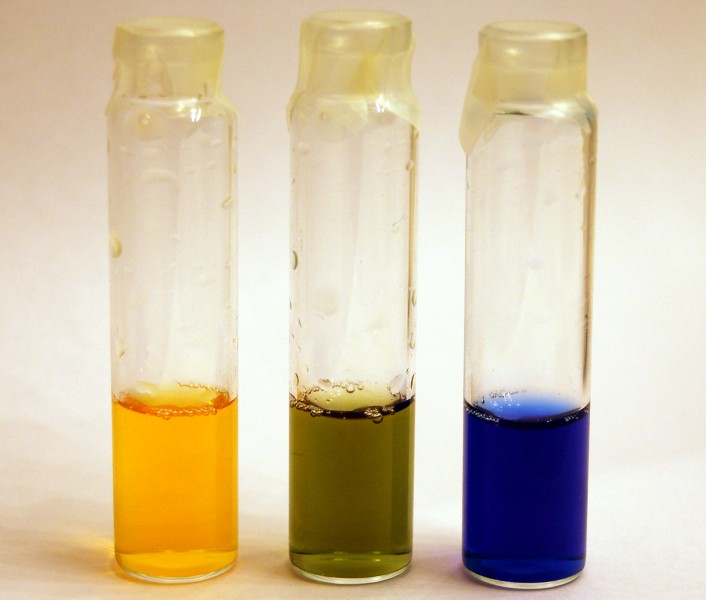 Bromothymol blue colors