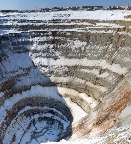 Diamond mine. Mirny in Yakutia. 02