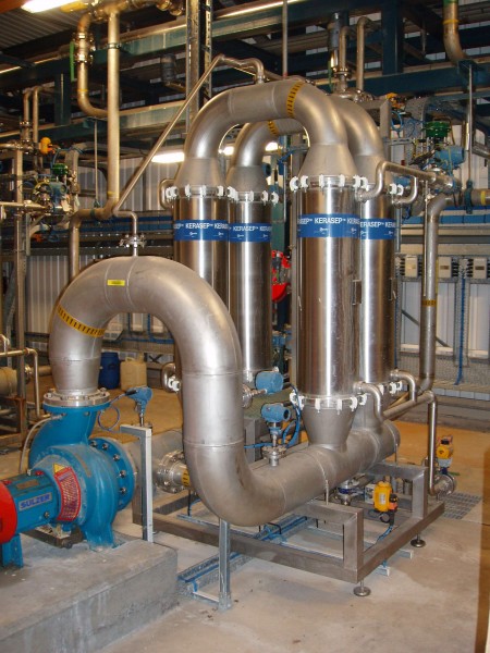 Filtration unit (crossflow filtration)