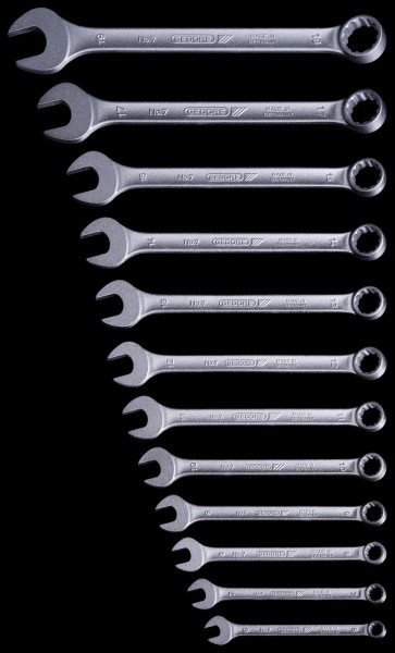 Gedore No. 7 combination wrenches 6–19 mm