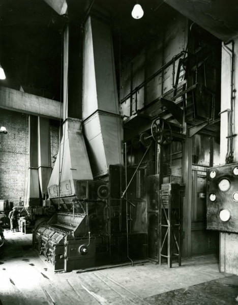 Jämsänkoski paper mill boiler room 1938