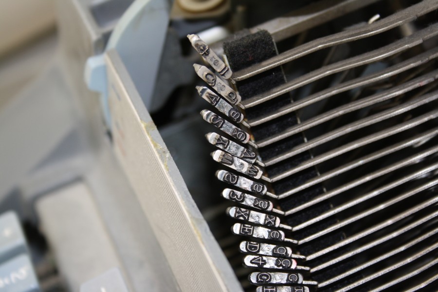 Keys in Consul typewriter
