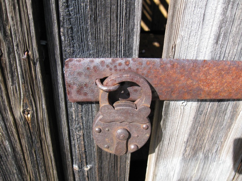 Old hanging lock