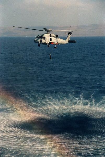 SH-60F dipping sonar