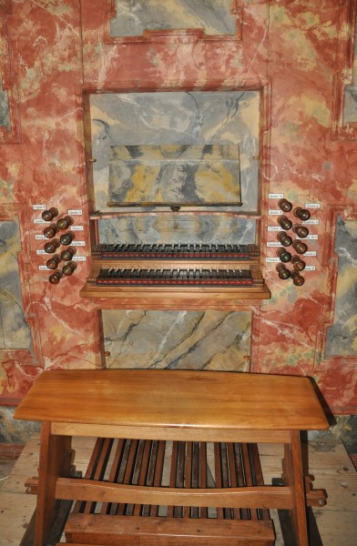 St Katharinenthal Klosterkirche Orgel Spieltisch 1
